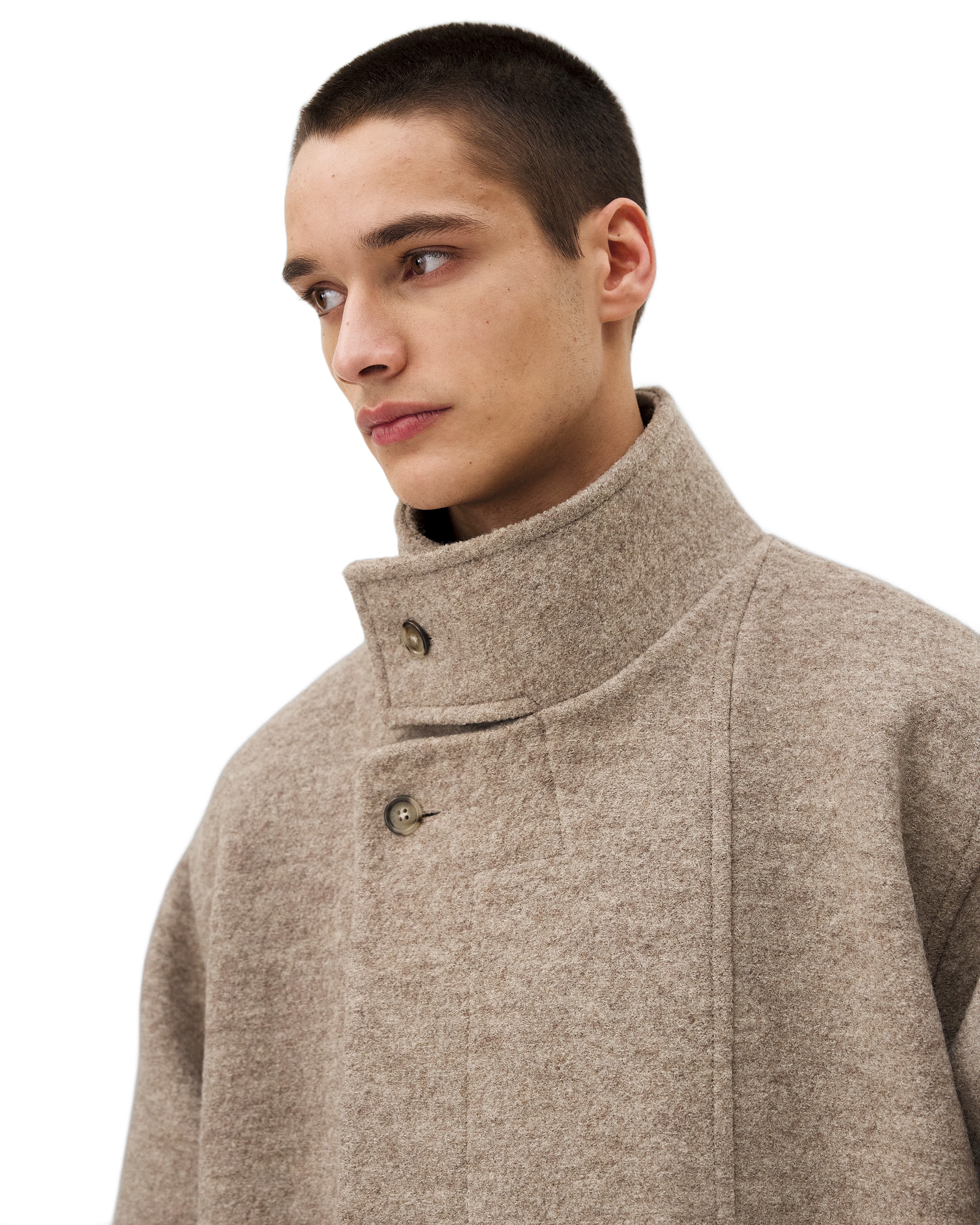 Oversized coat HERA SAND Noyoco Beige