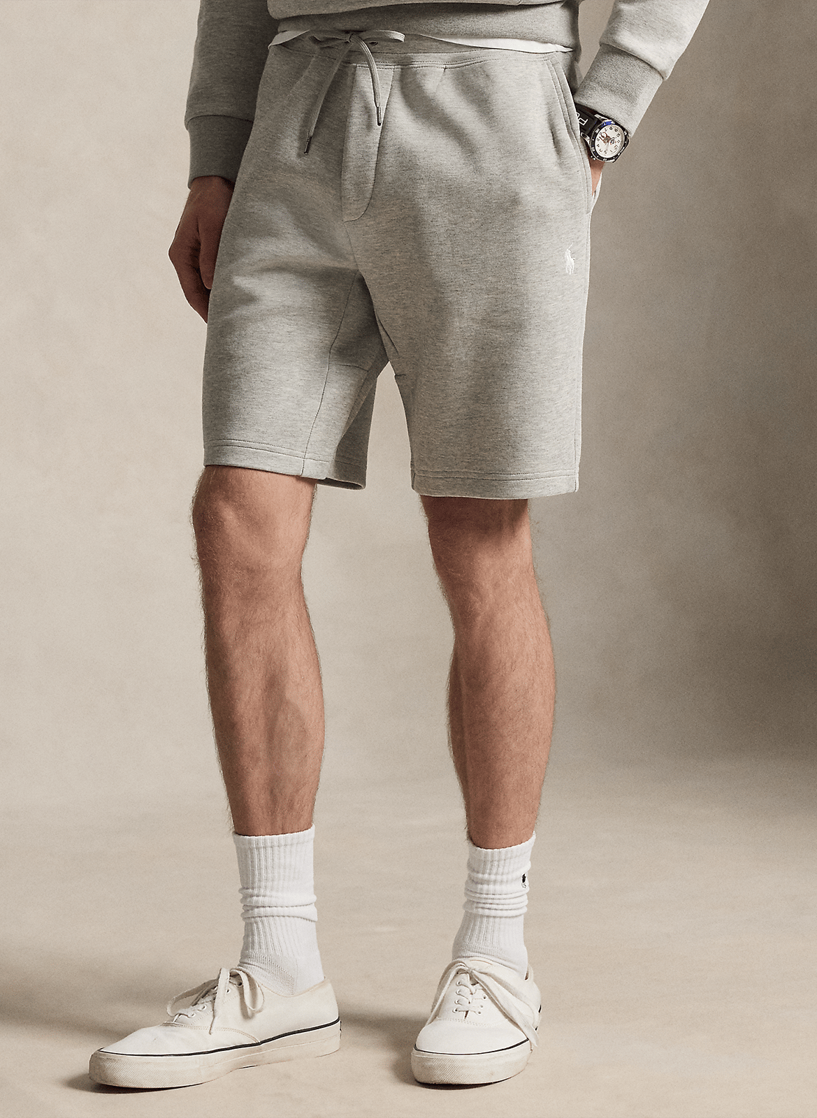 Short droit en coton mélangé POLO RALPH LAUREN