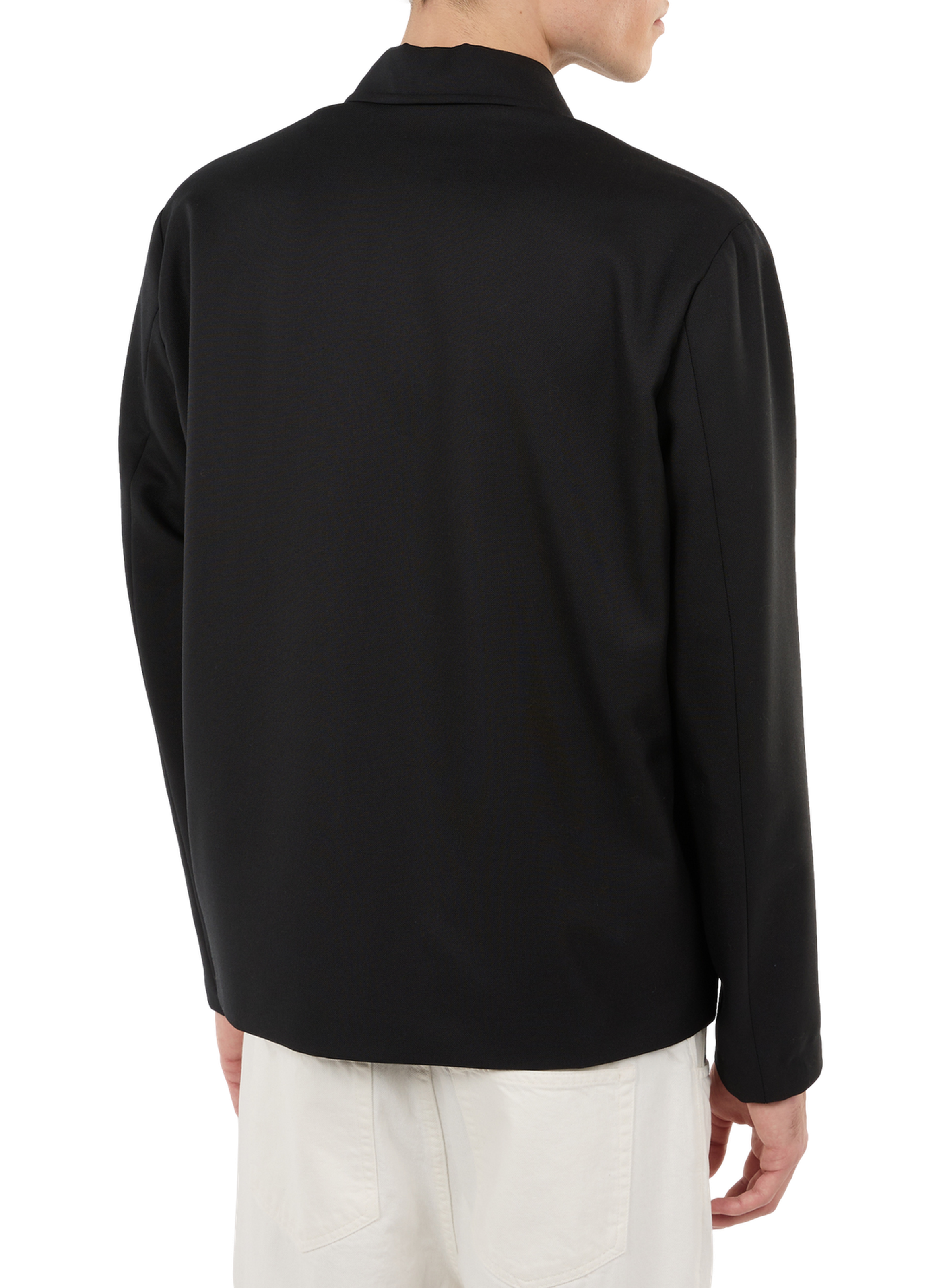 Good classic wool jacket with a good collar SAISON 1865 Black