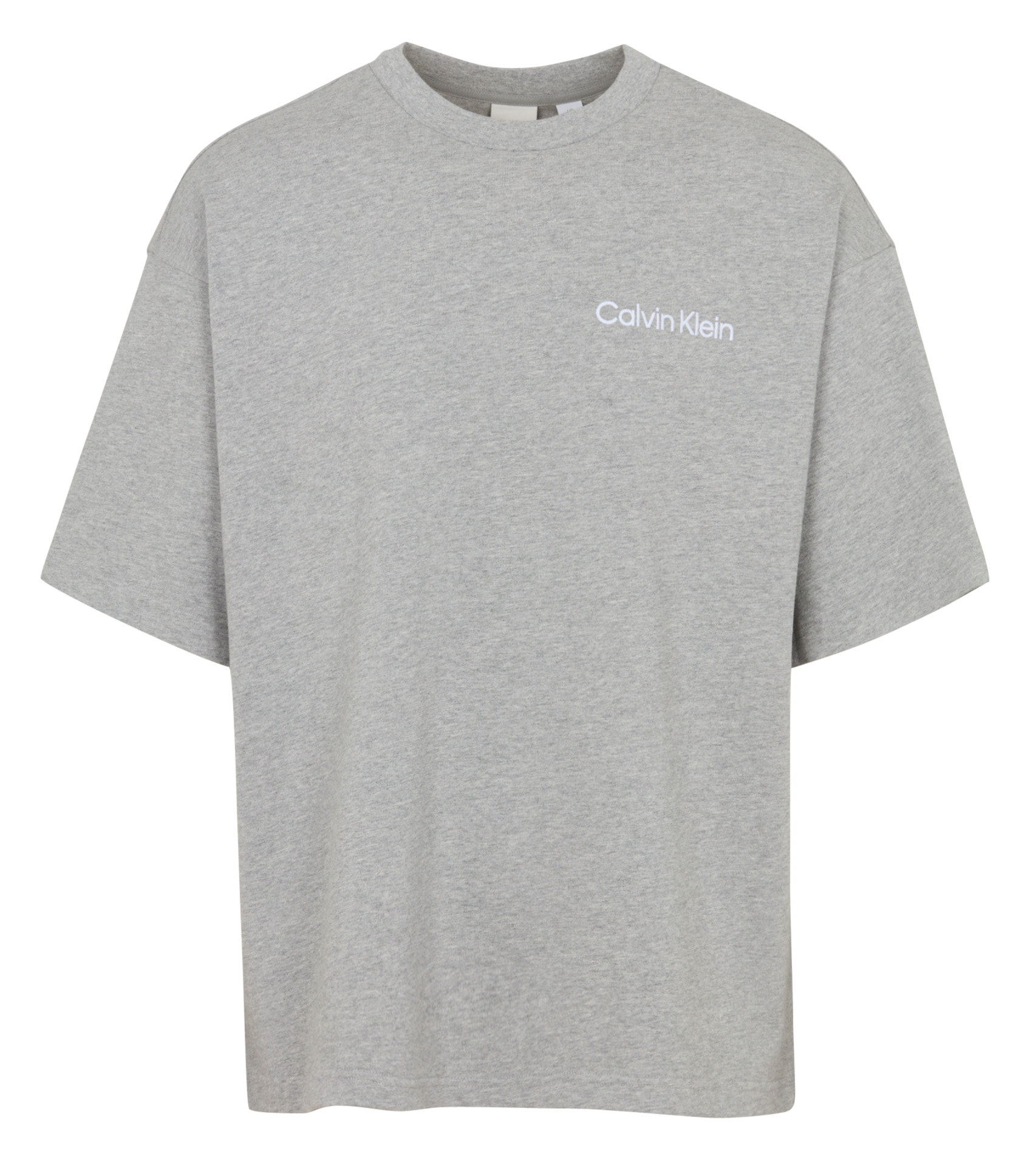 Tee-shirt oversize col rond en coton CALVIN KLEIN UNDERWEAR Gris
