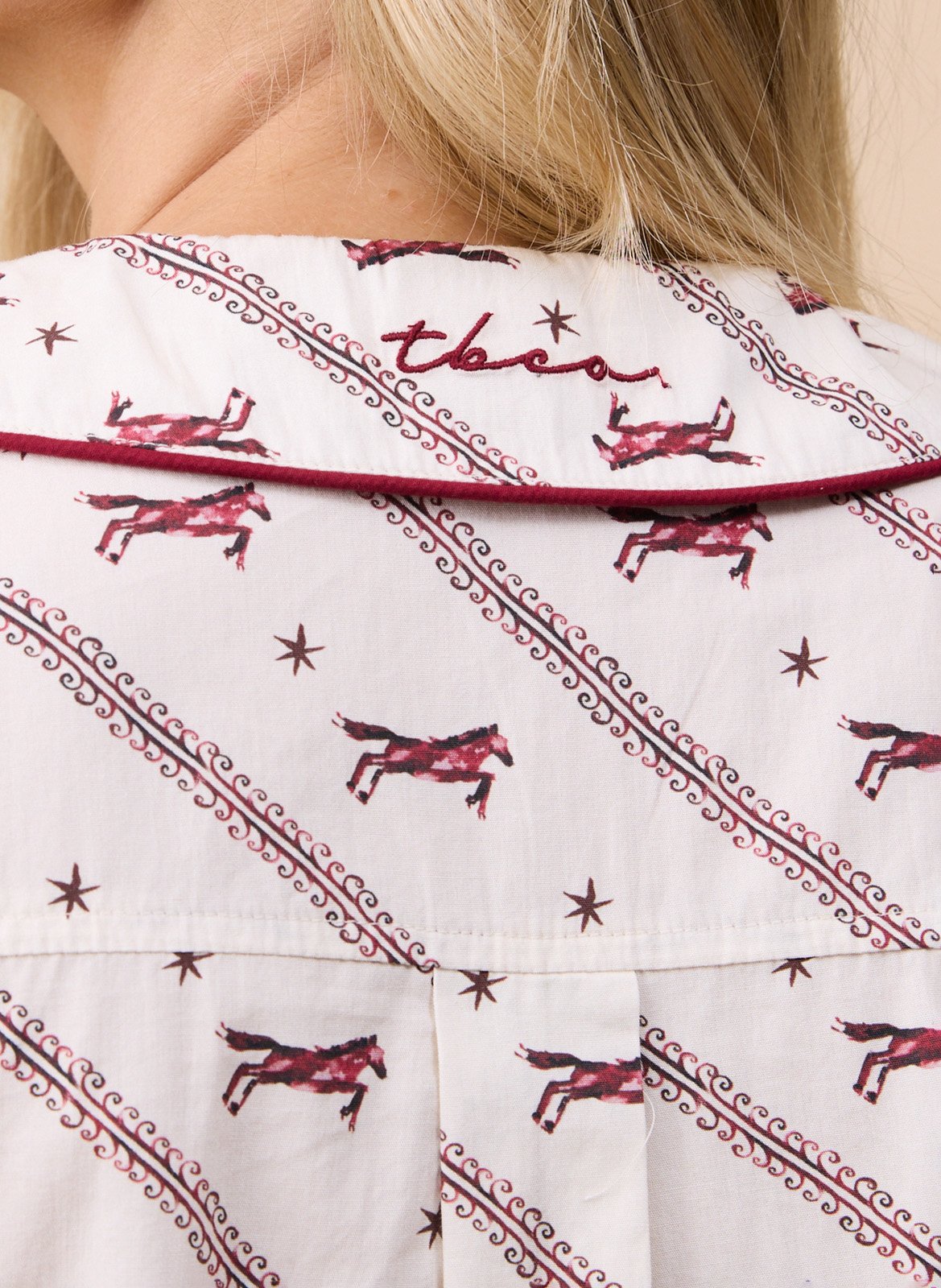 Pyjama en coton TBCO Blanc