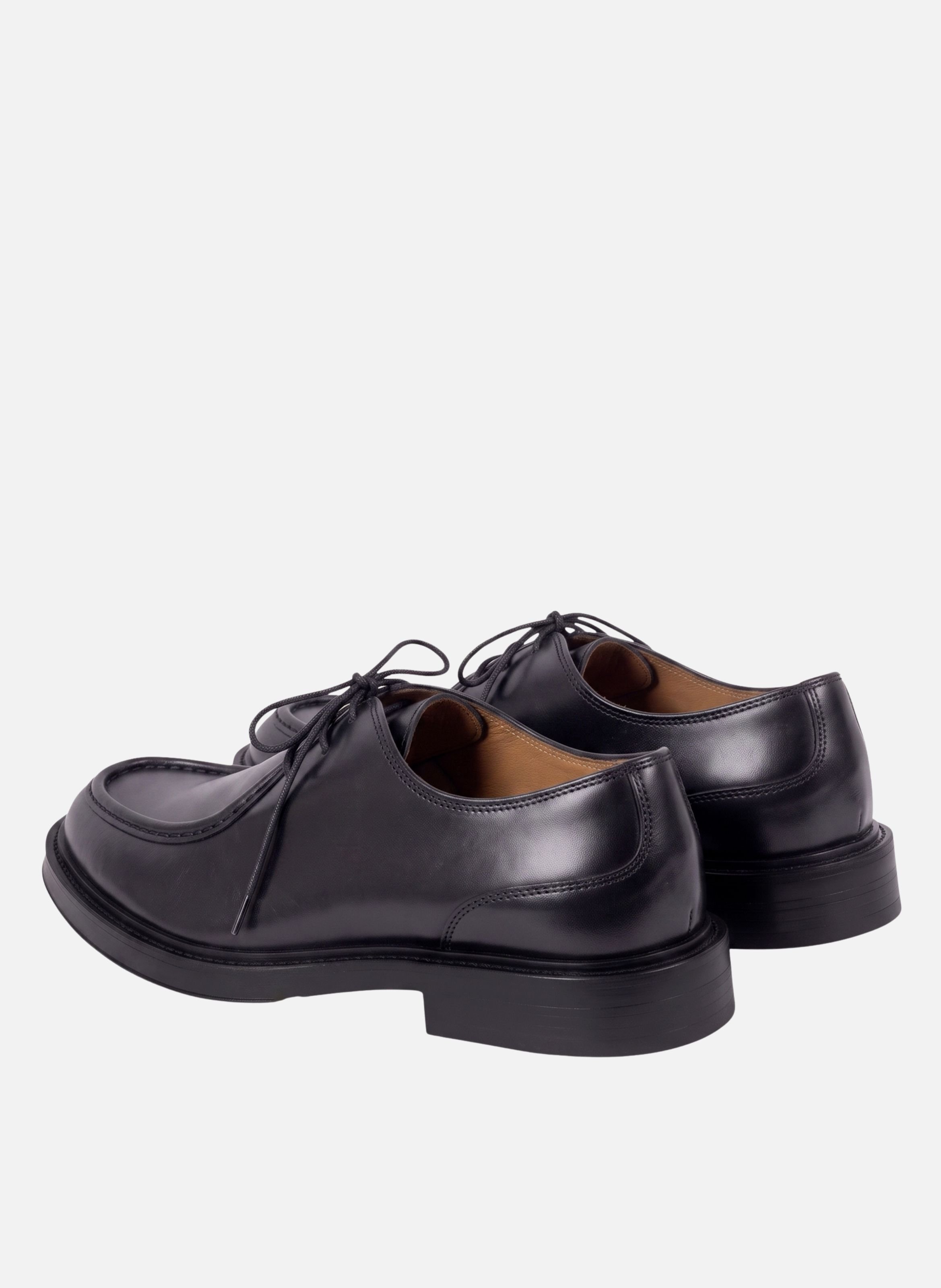 Derbies plateau mathis cuir JULES & JENN Noir
