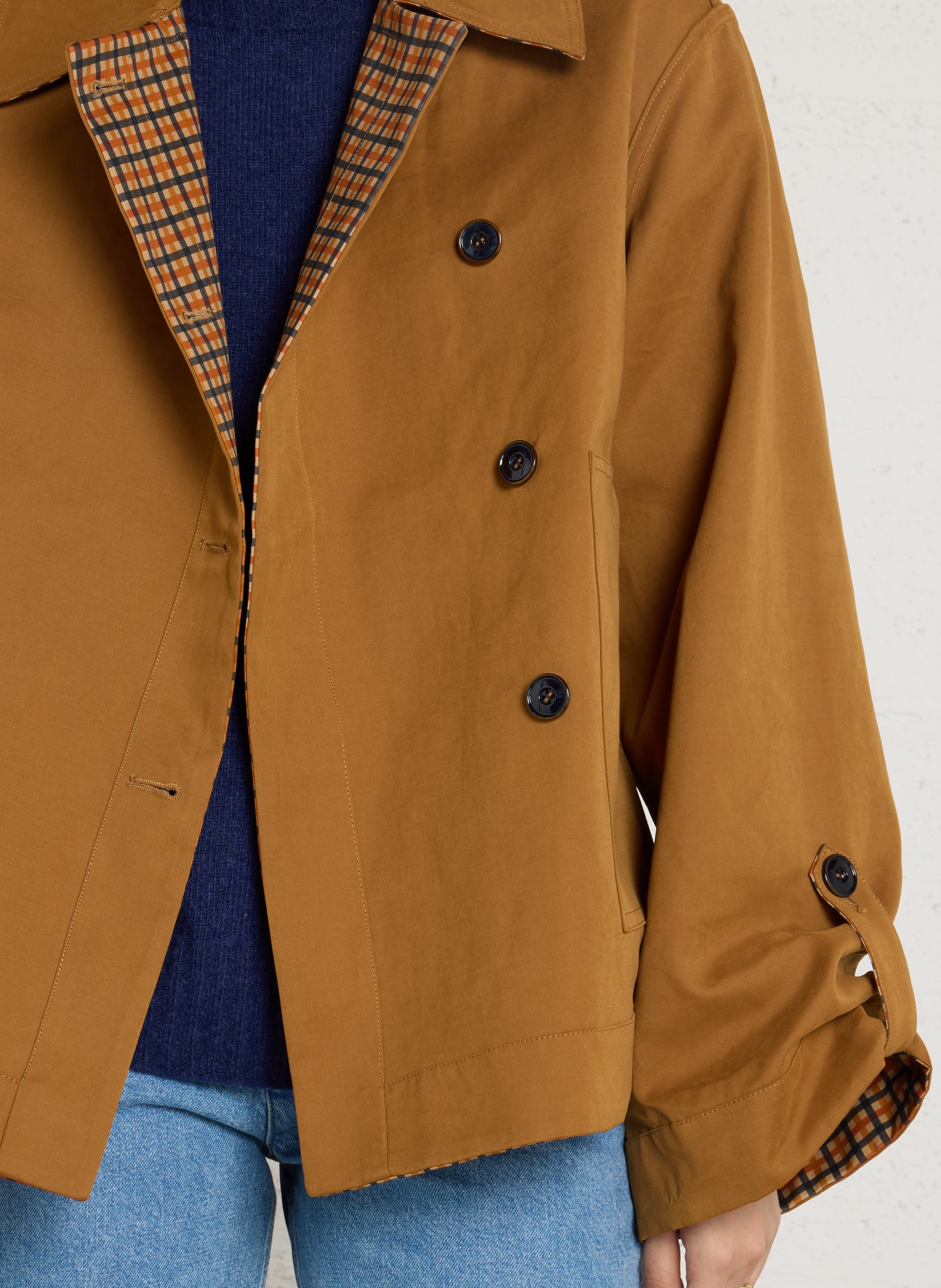 Kurzer Wendetrenchcoat SACRECOEUR Mehrfarbig