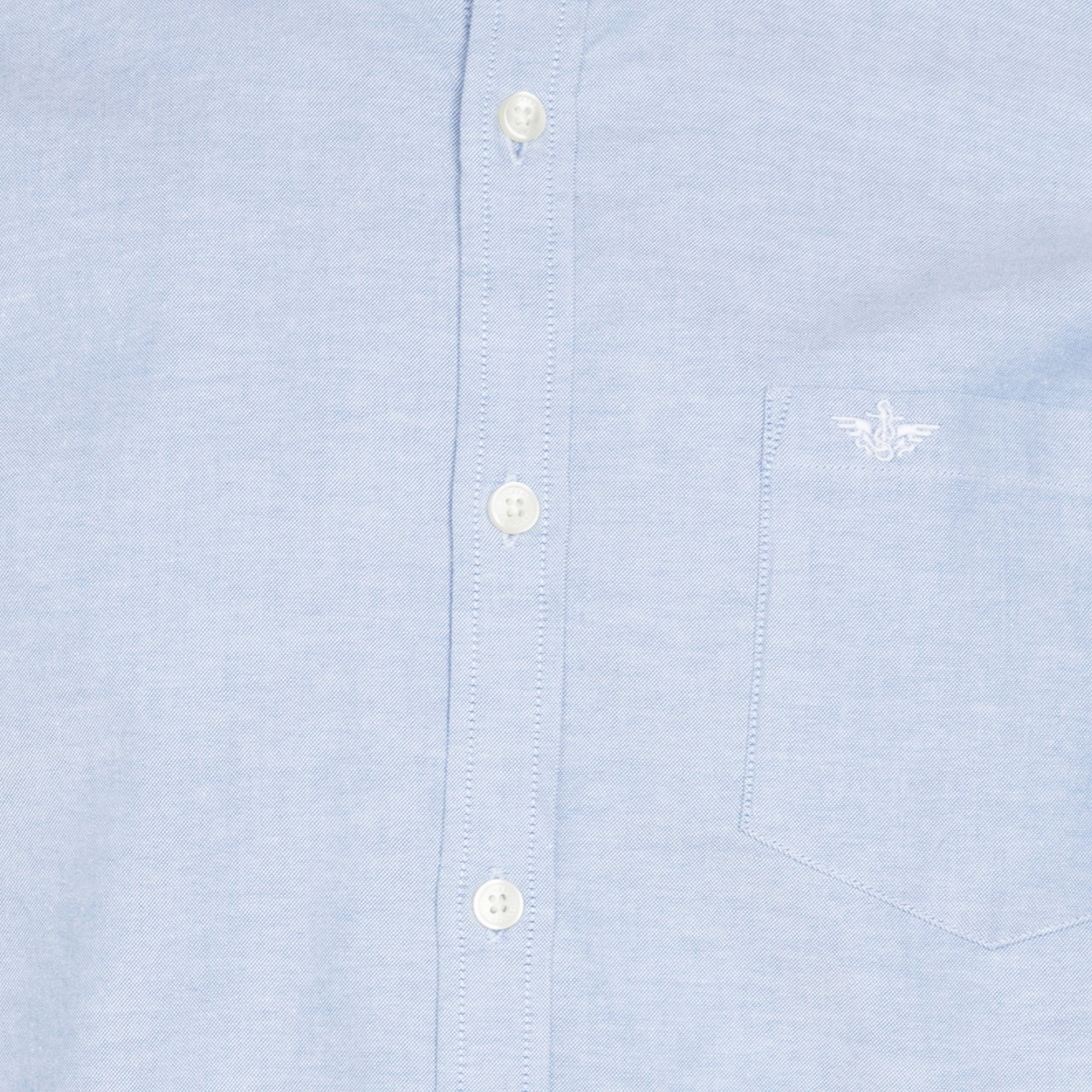 Chemise col américain regular fit en coton mélangé DOCKERS Bleu