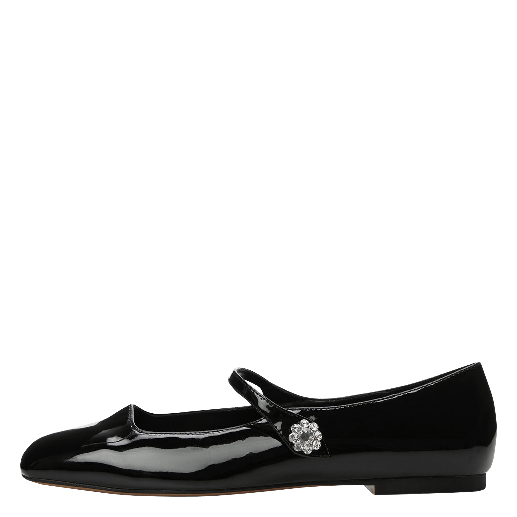 Patent leather ballerinas BlackMANGO