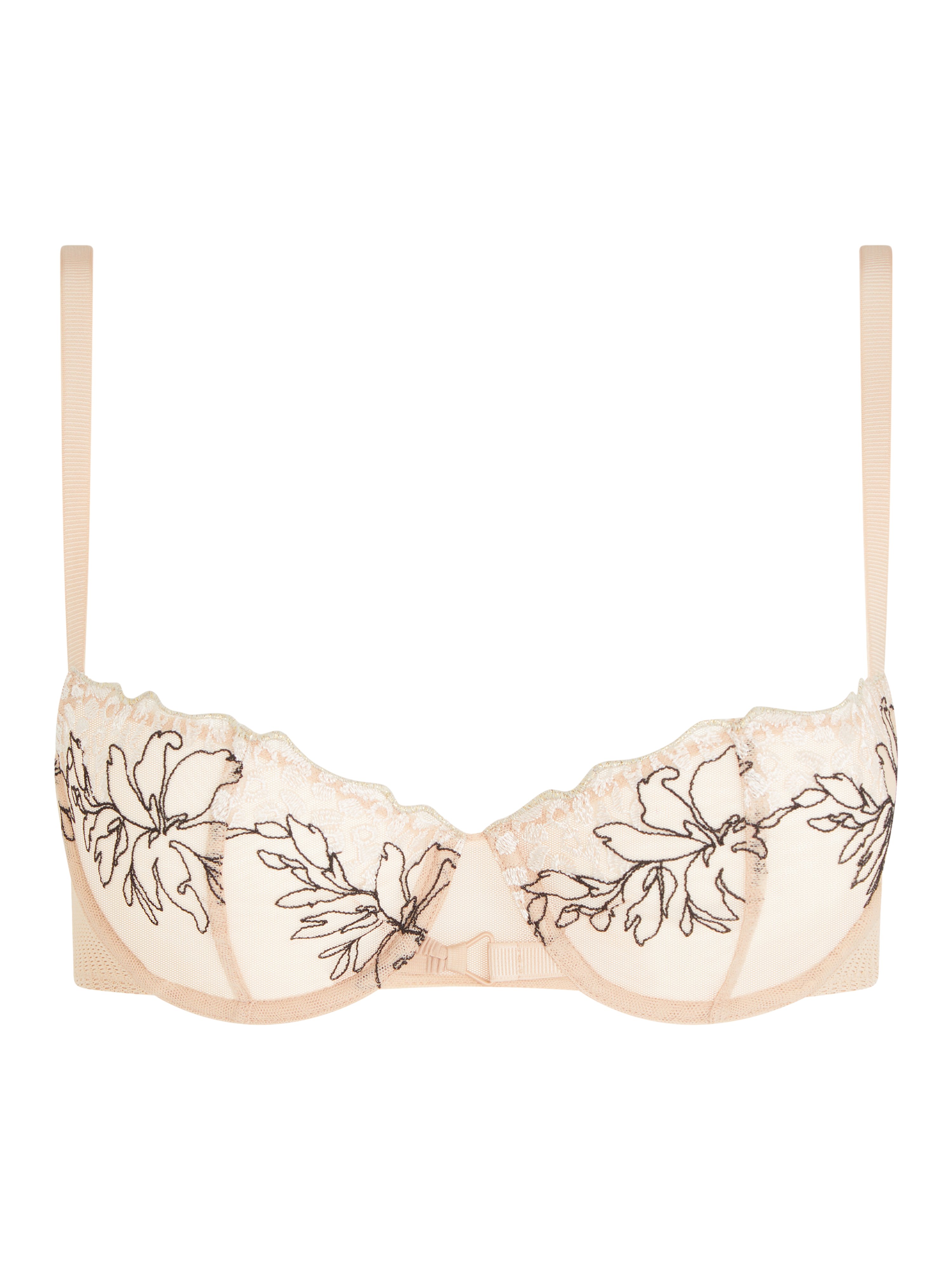 A Fleur De Toi demi-cup bra CHANTELLE PULP Multicolored