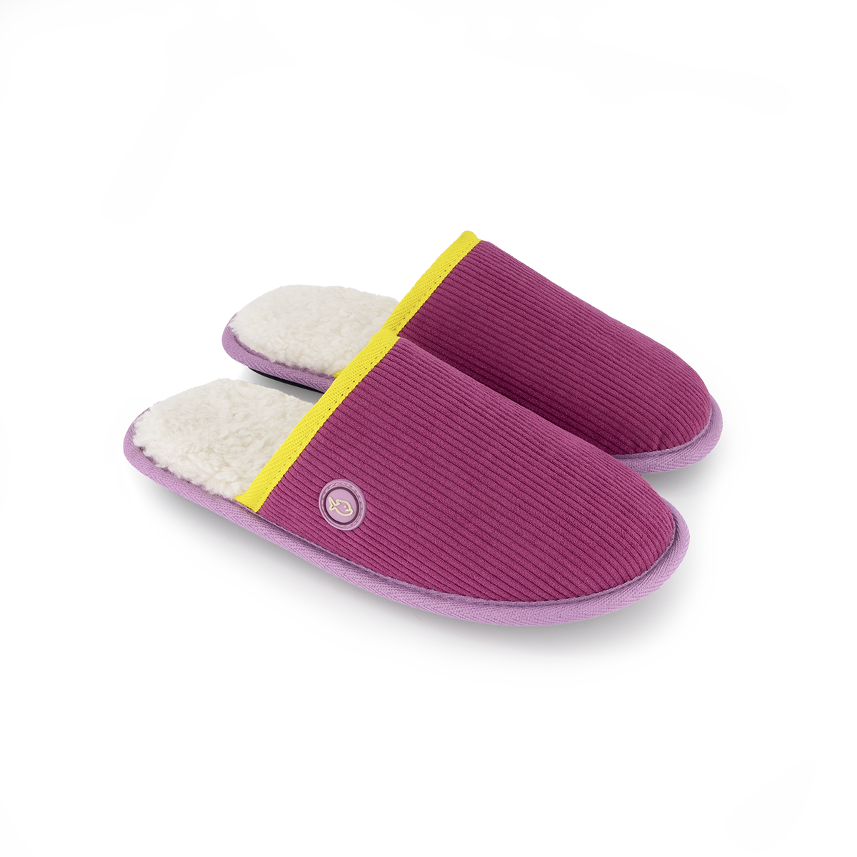 Corduroy slippers BILLYBELT Purple