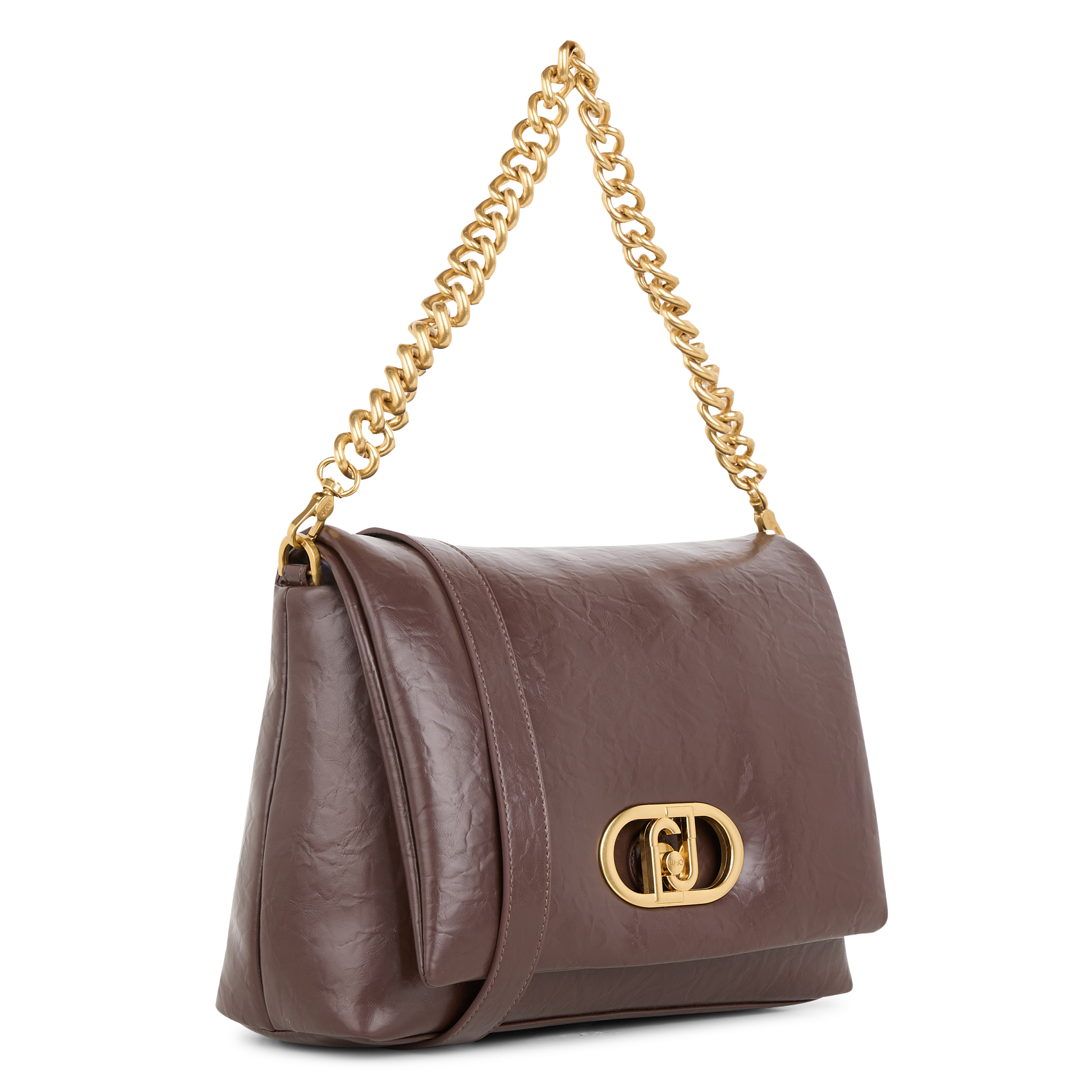 Sac porté épaule à rabat LIU JO Marron