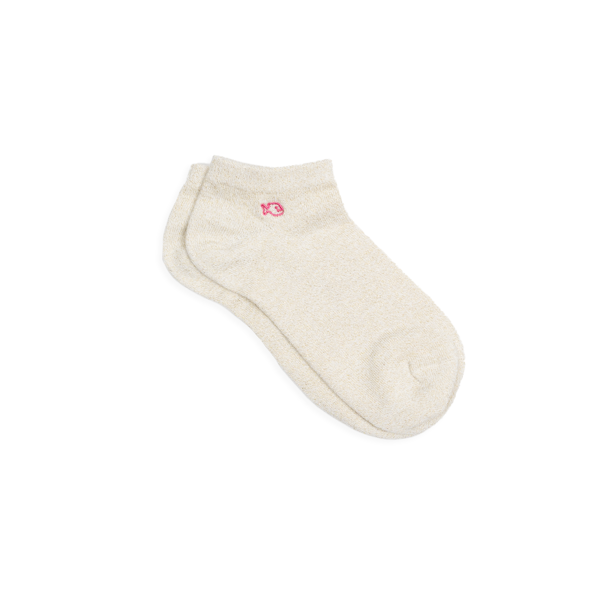 Sequined combed cotton ankle socks BILLYBELT