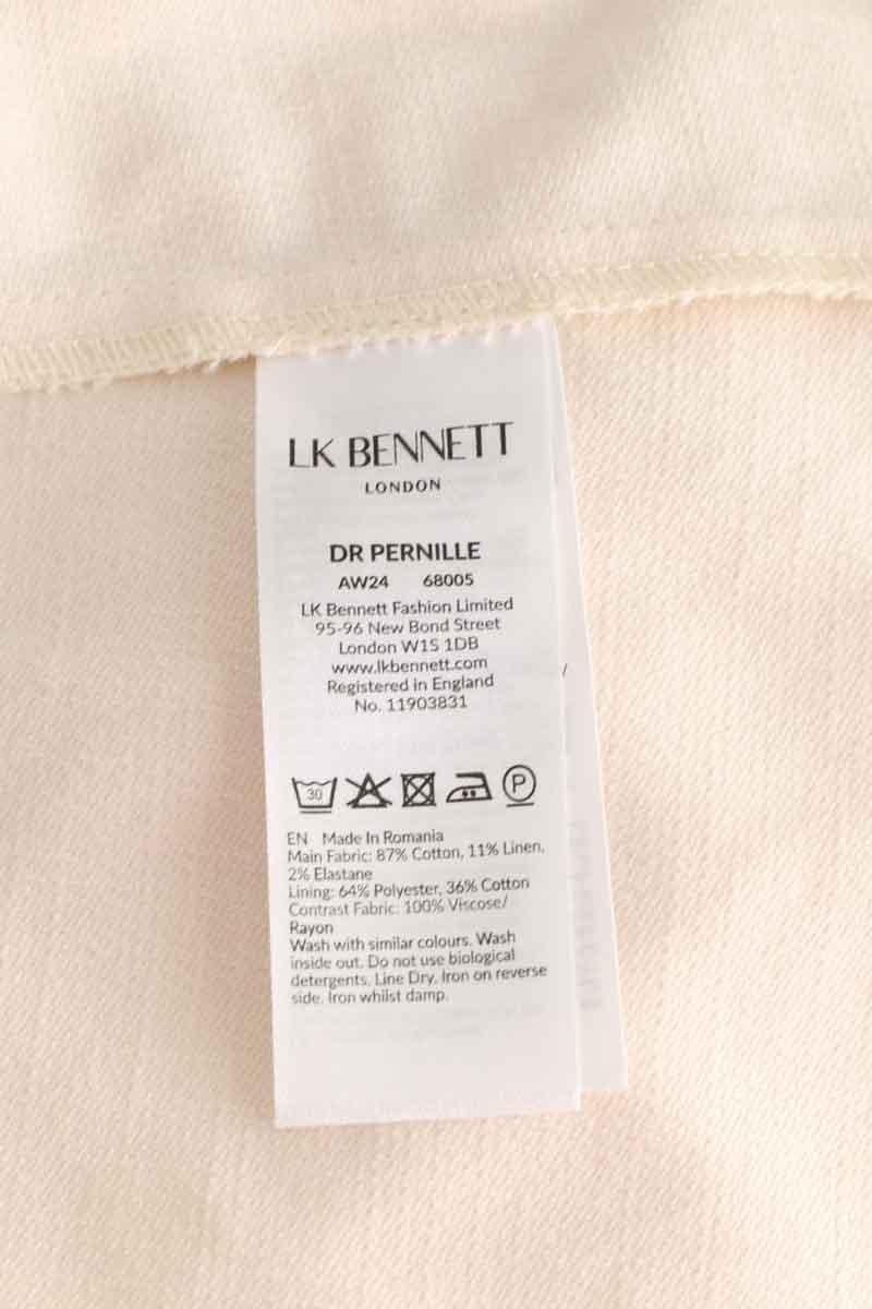 Cotton dress LK BENNETT - Seconde Main Beige