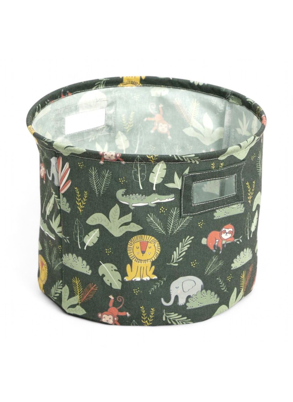 Round storage basket FACTORY Green