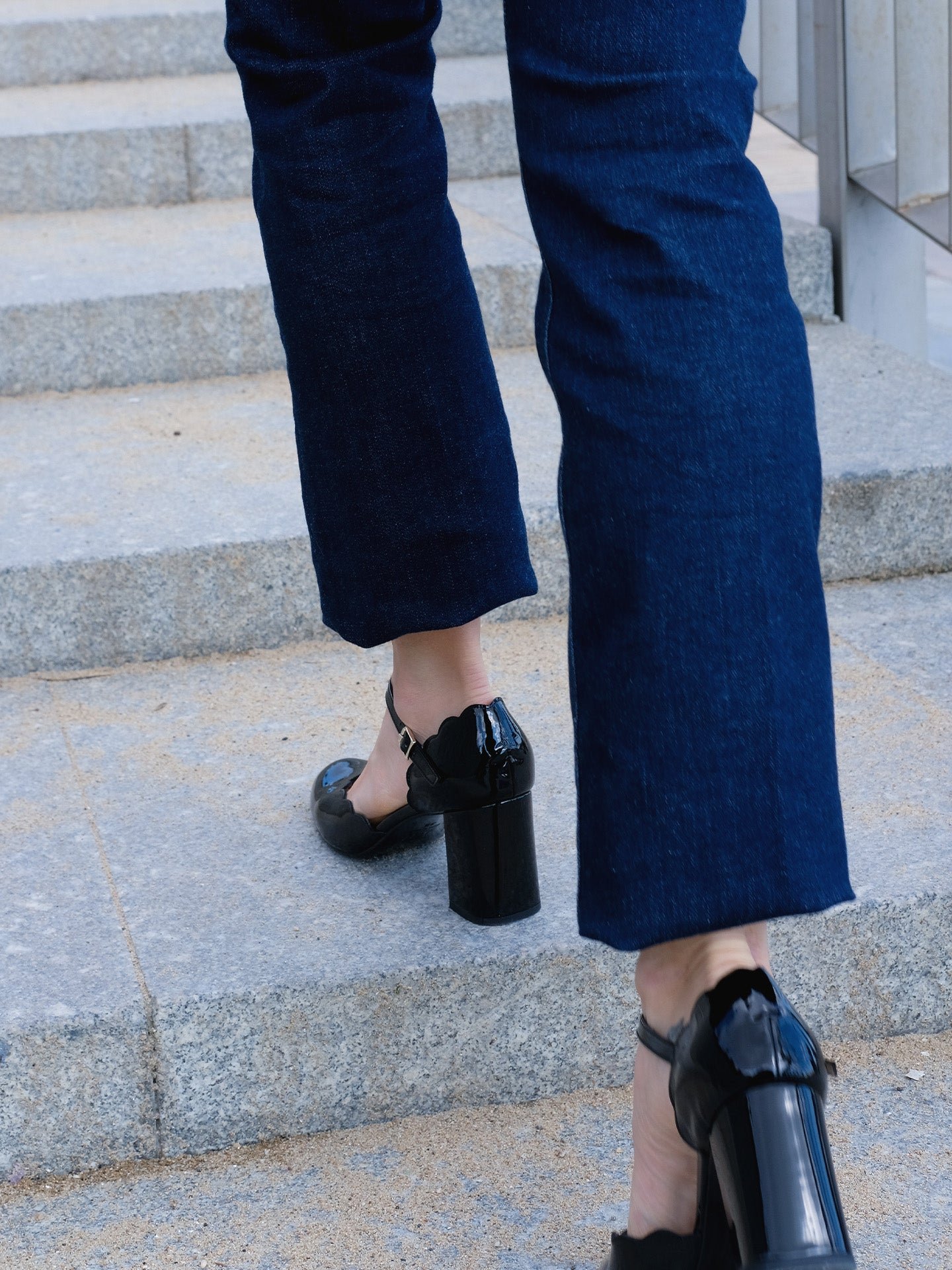 Cebibi patent leather Mary Janes with heel EMZI PARIS Black