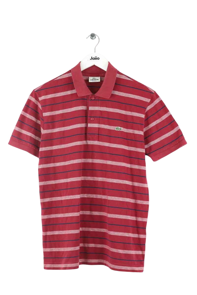 Cotton polo shirt LACOSTE - SECONDE MAIN Red