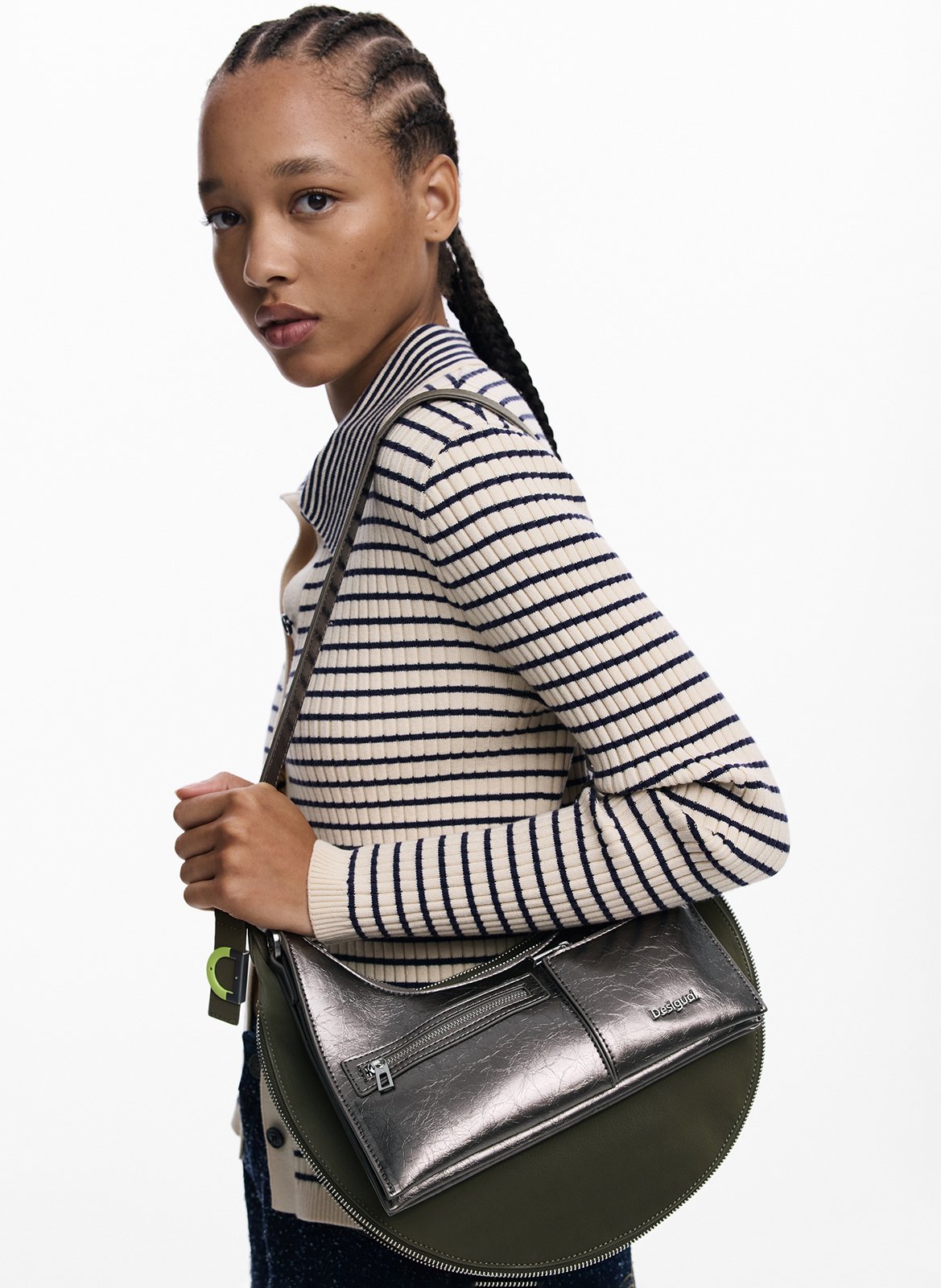 Sac épaule 3 en 1 DESIGUAL Vert