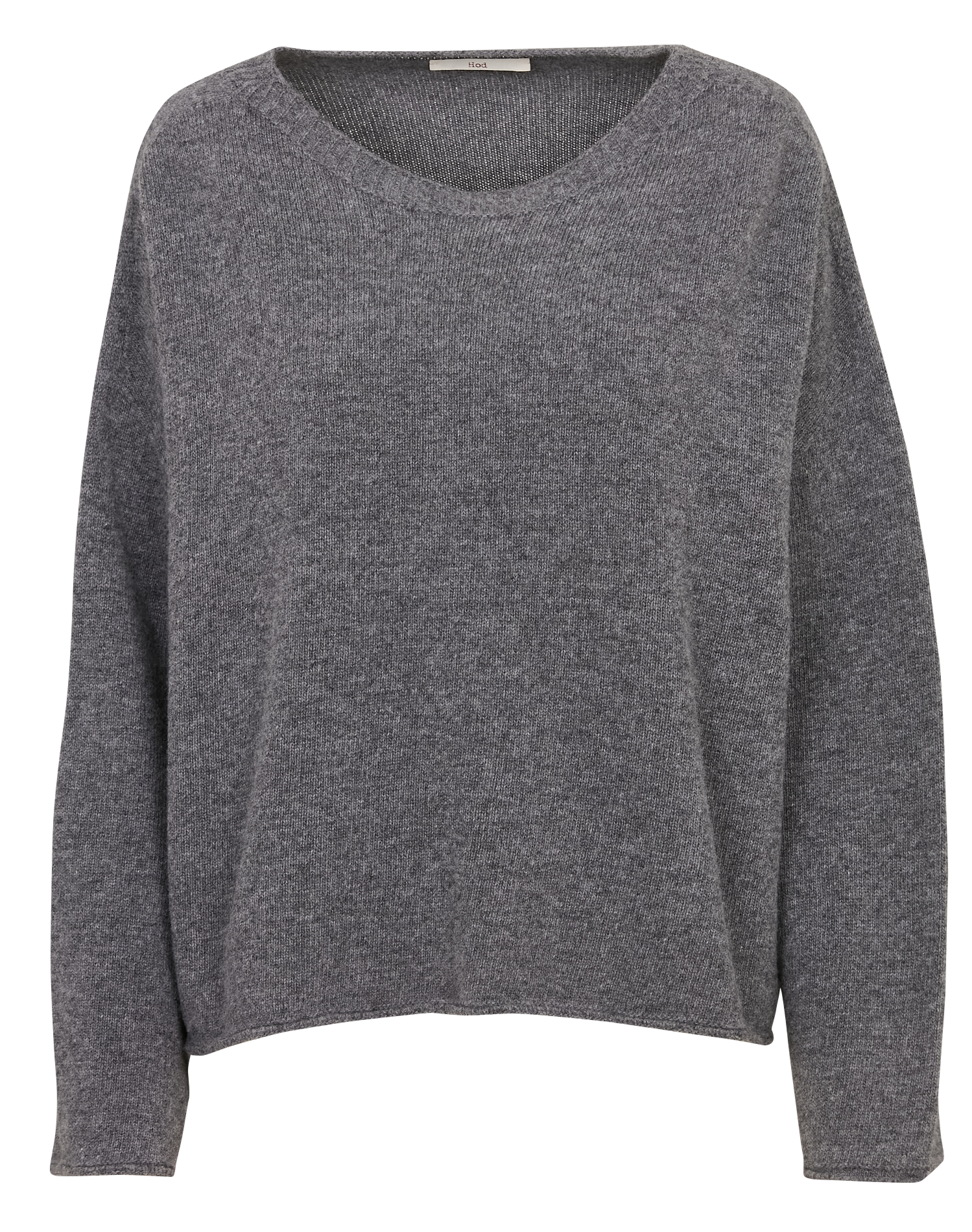 Loose-fit round-neck wool jumper HOD PARIS Grey