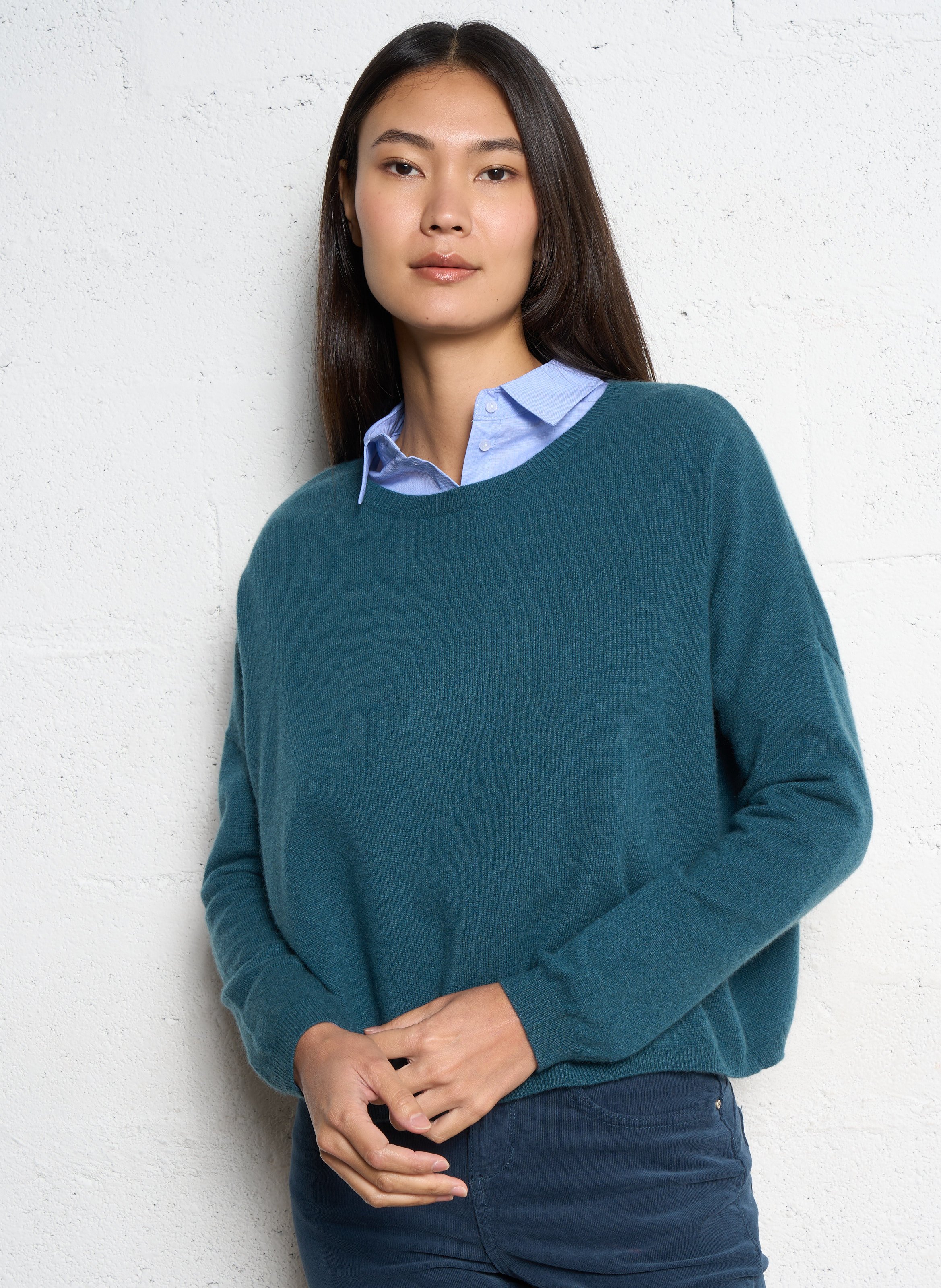 Pull col bateau en cachemire SUD EXPRESS