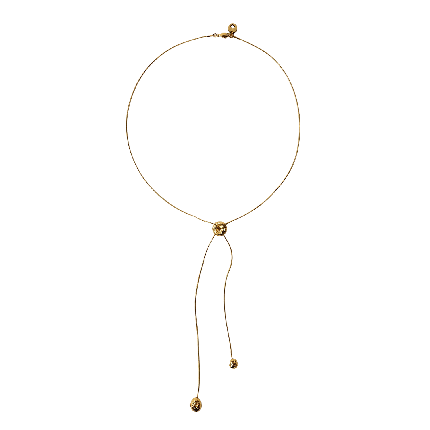 Recycled brass necklace SESSUN Golden