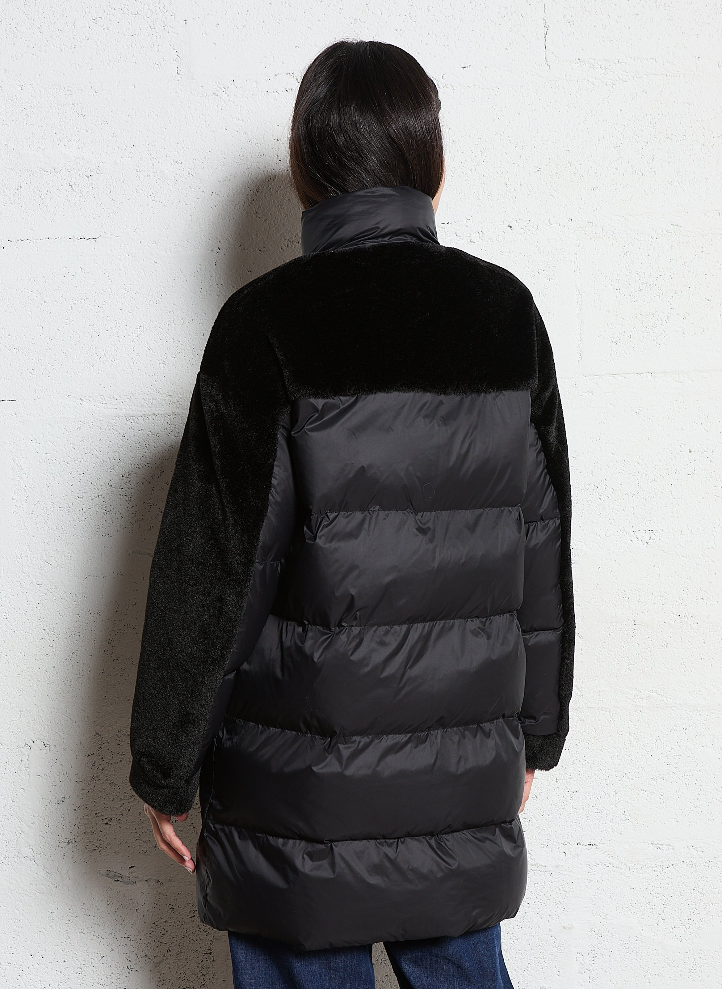 Manteau col montant BERENICE Noir