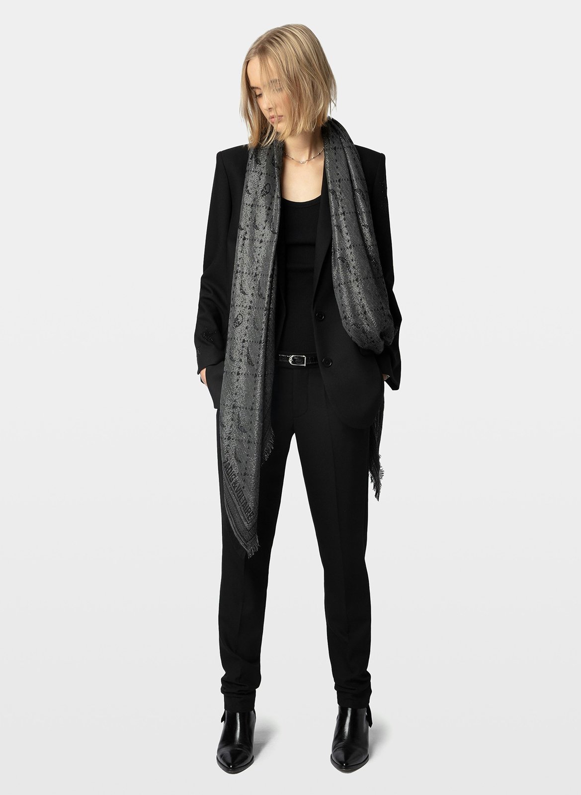 Monyday - Foulard ZADIG&VOLTAIRE Grau