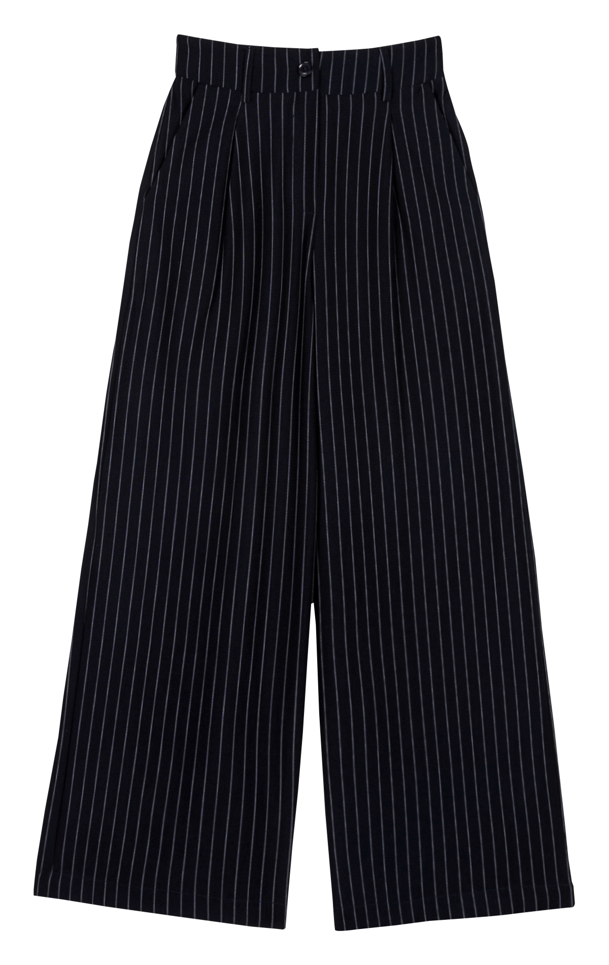 Pantalon large à rayures AN'GE Bleu