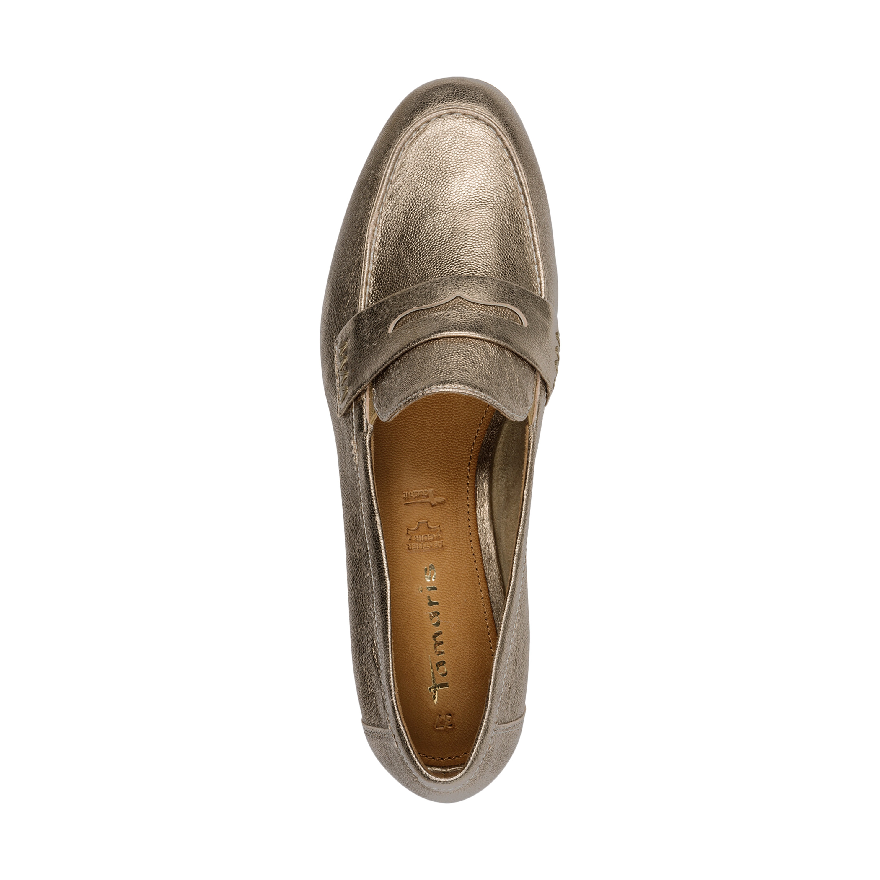 Slip-on moccasin TAMARIS Golden