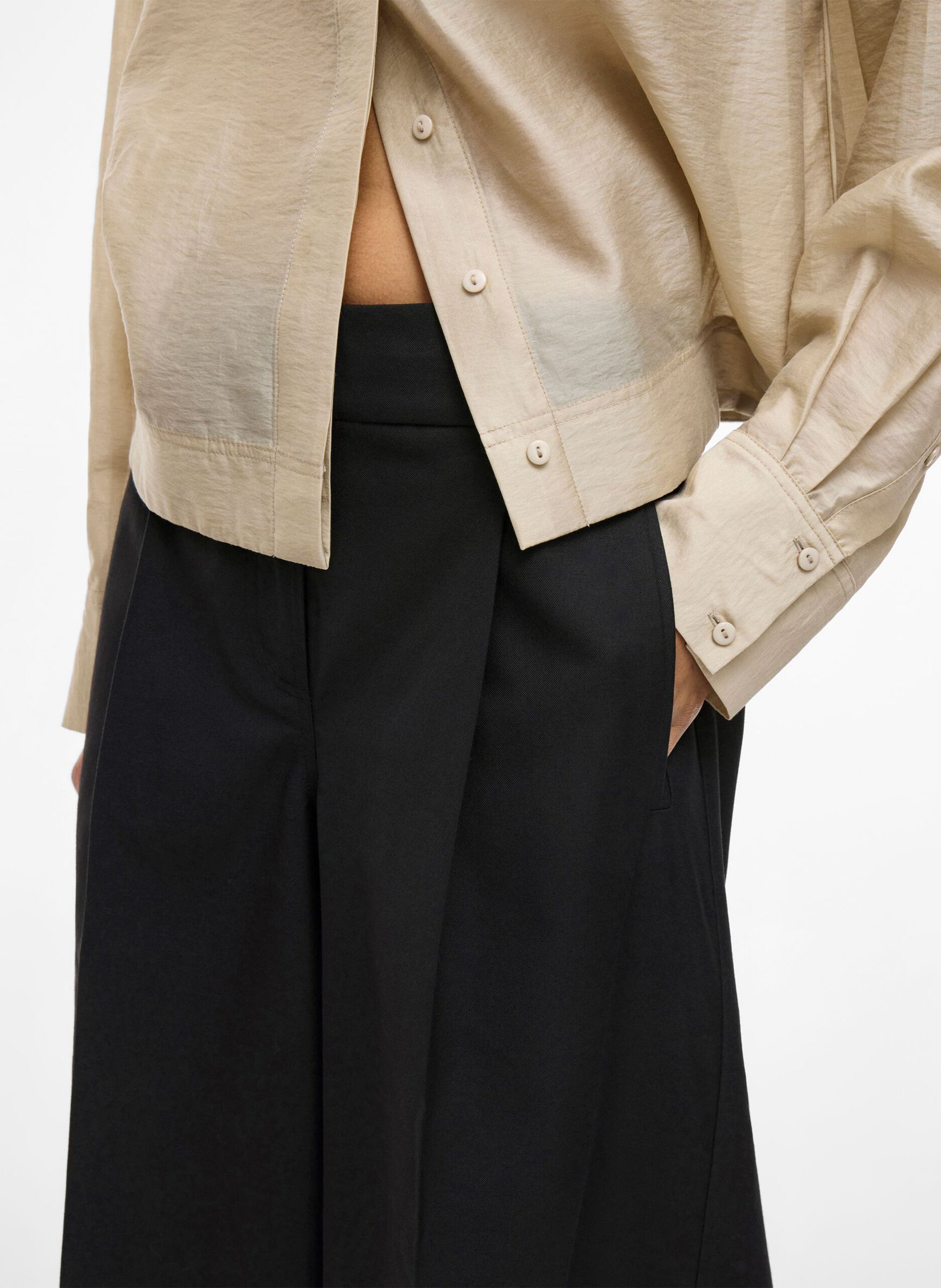 Straight Bermuda shorts ROUGE EDIT Grey