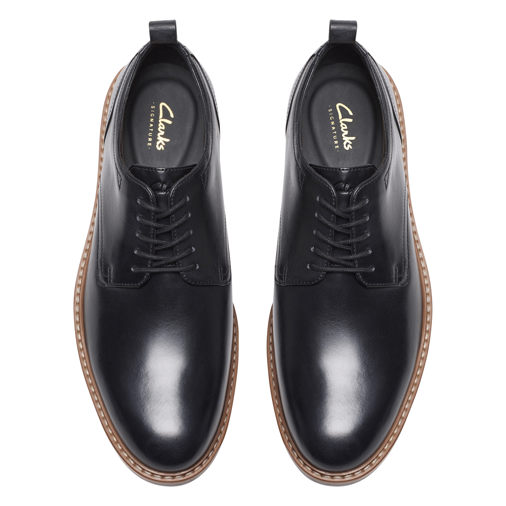 Scarpe in pelle CLARKS Nero