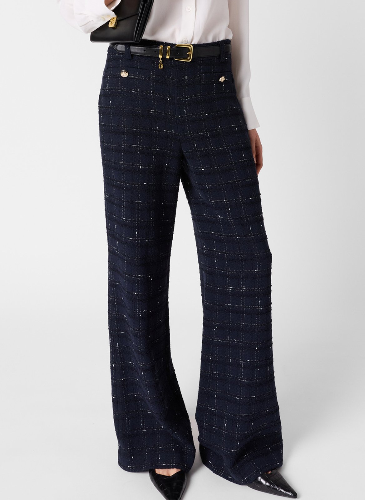 Pantalón de tweed GERARD DAREL Azul