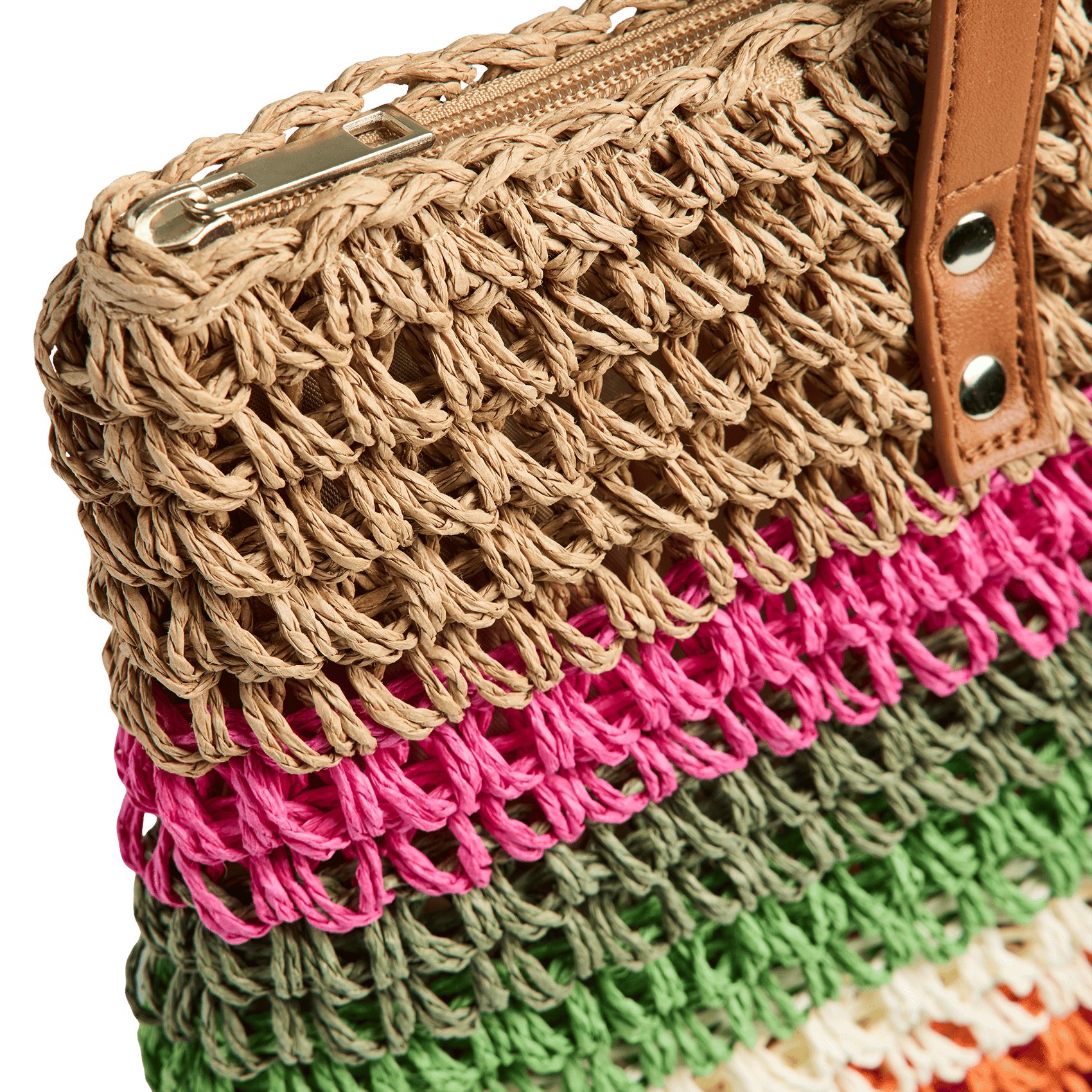 Strooien tas PIECES Groen