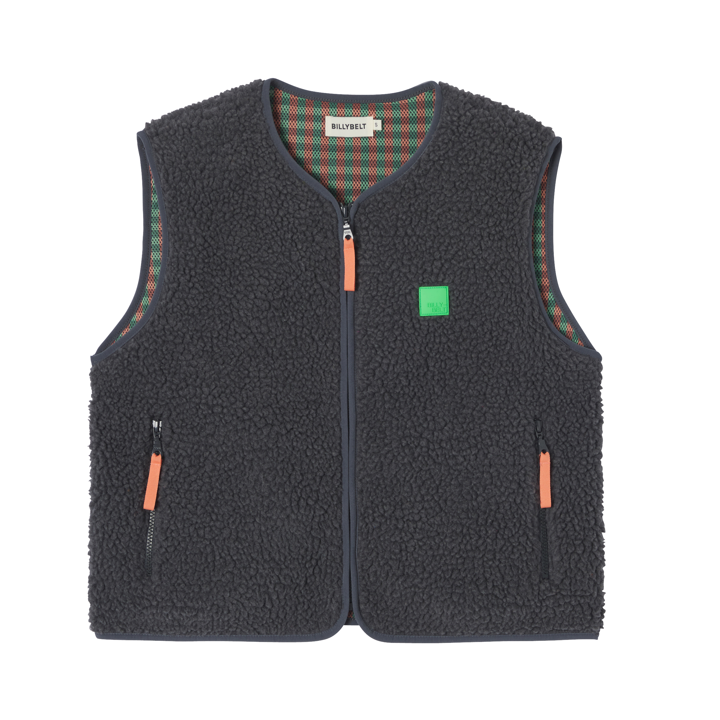 Sleeveless Sherpa Zip-Up Vest BILLYBELT