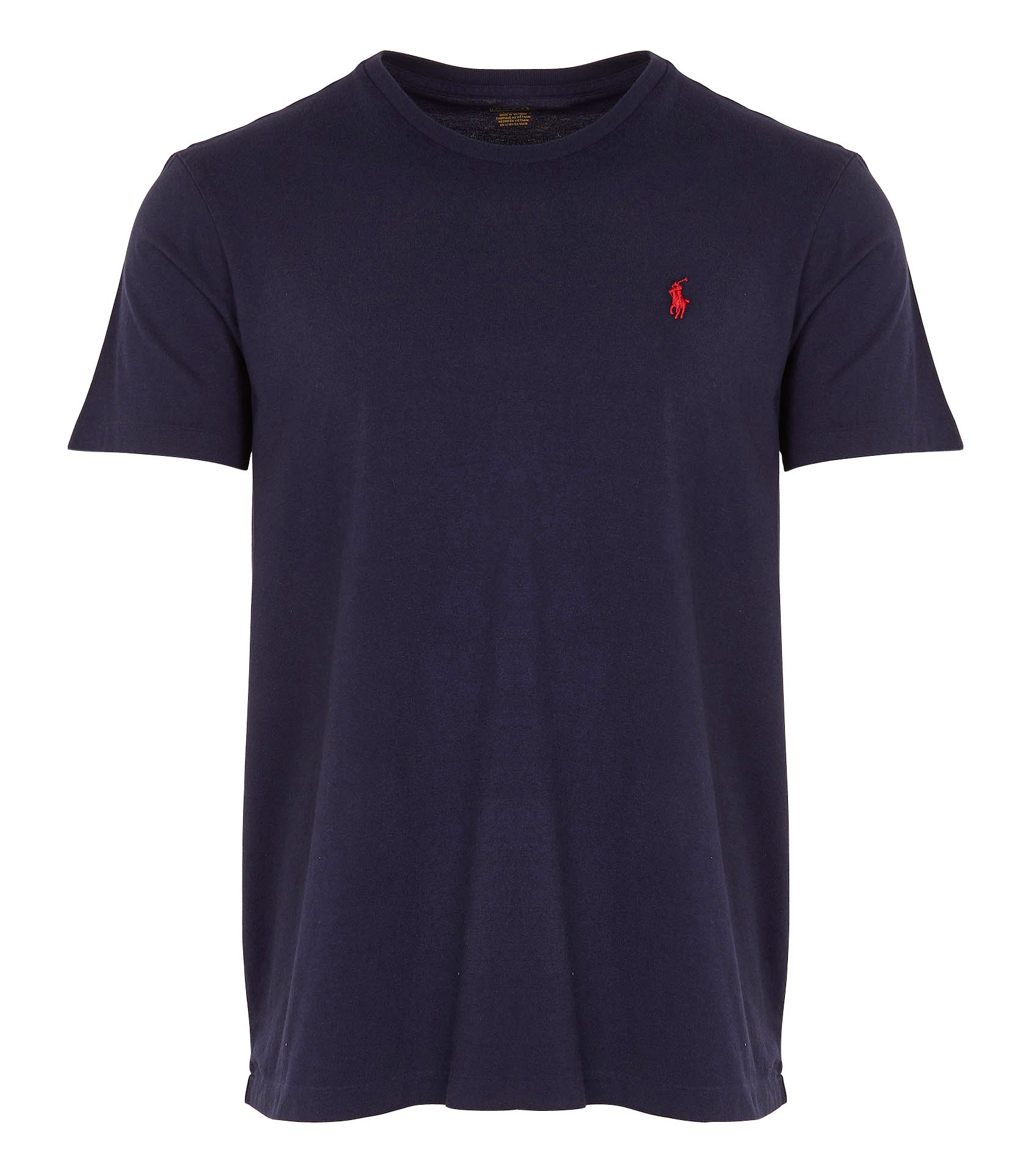 Tee-shirt col rond slim-fit en coton POLO RALPH LAUREN Bleu