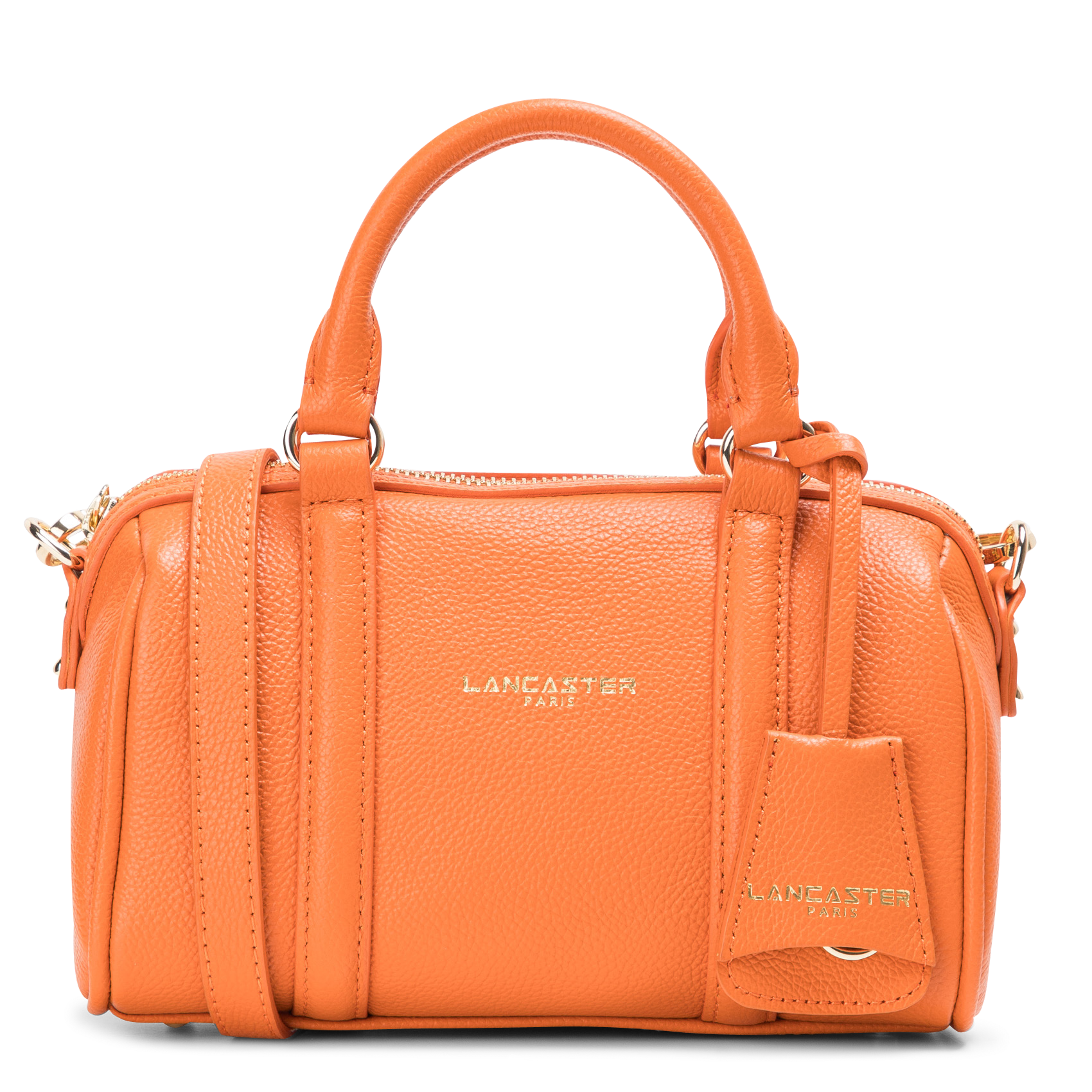 Small grained leather duffle bag LANCASTER PARIS