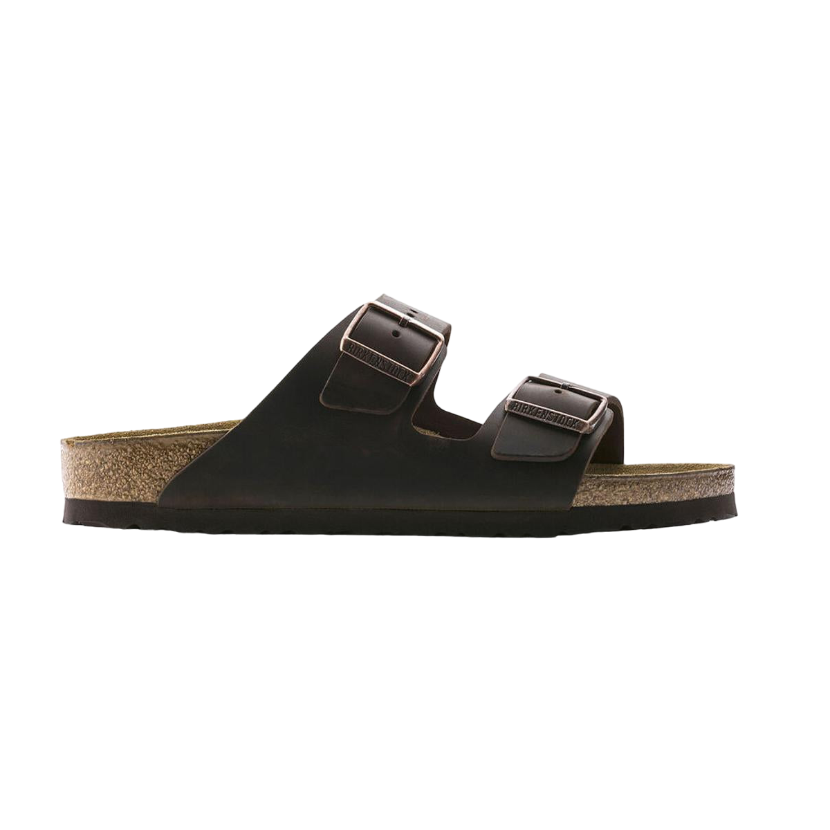 Faux leather sandals BIRKENSTOCK Brown