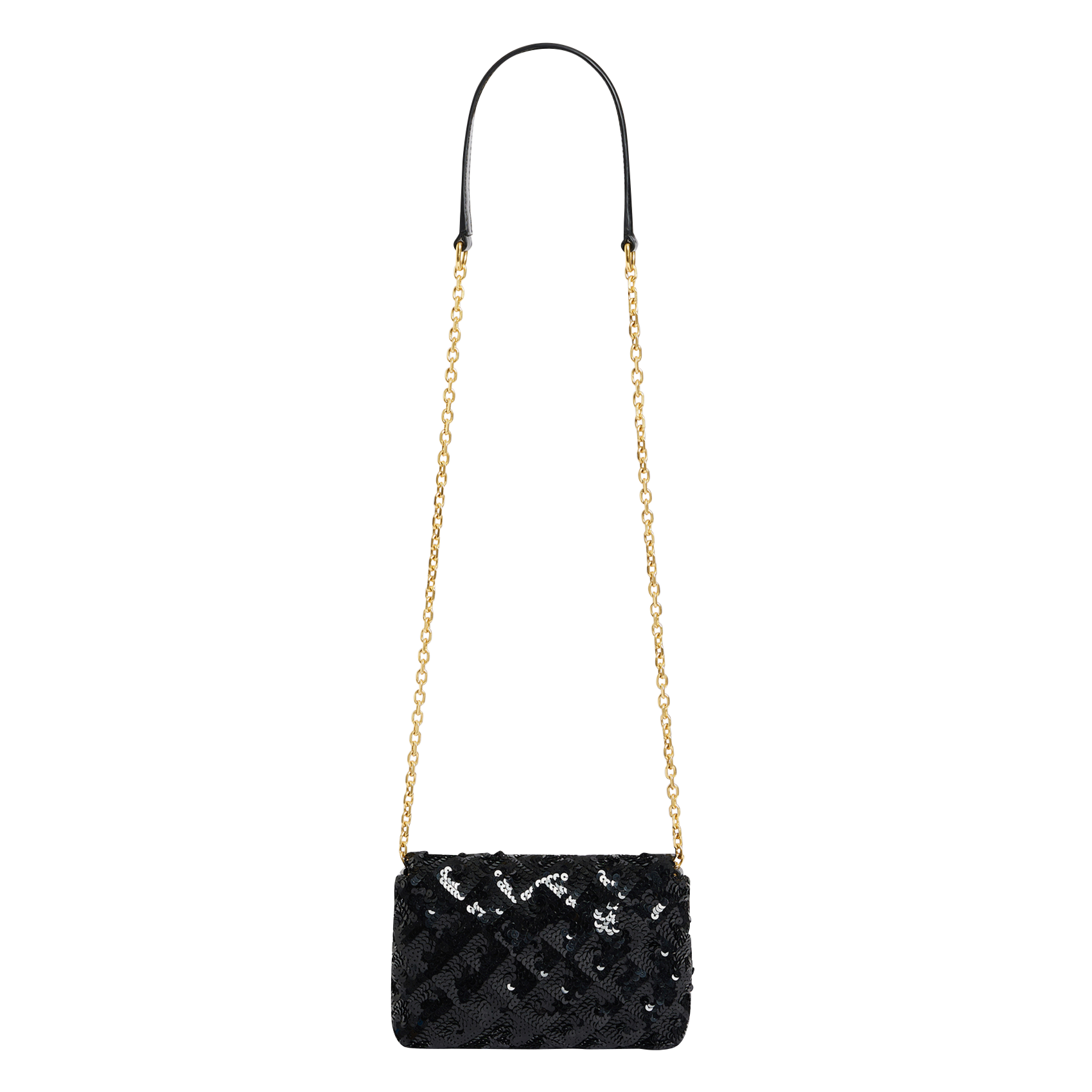 Sac bandoulière à sequins GERARD DAREL Noir