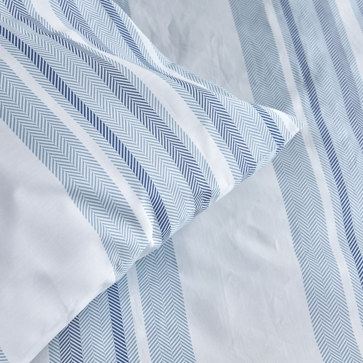 Printed cotton bed set TODAY LINGE DE MAISON White