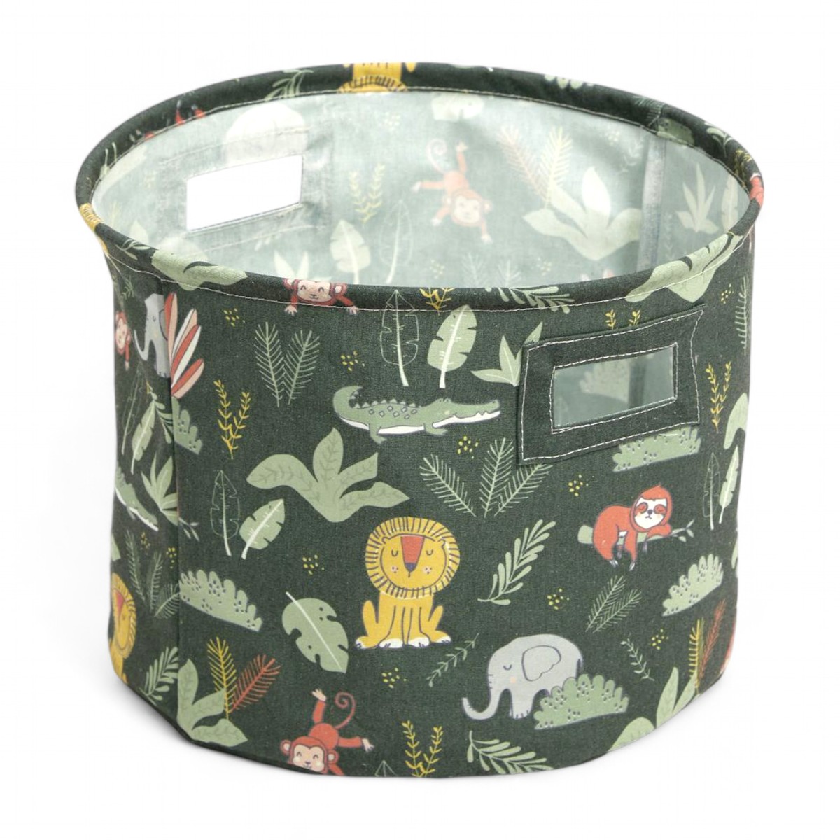 Round storage basket FACTORY Green