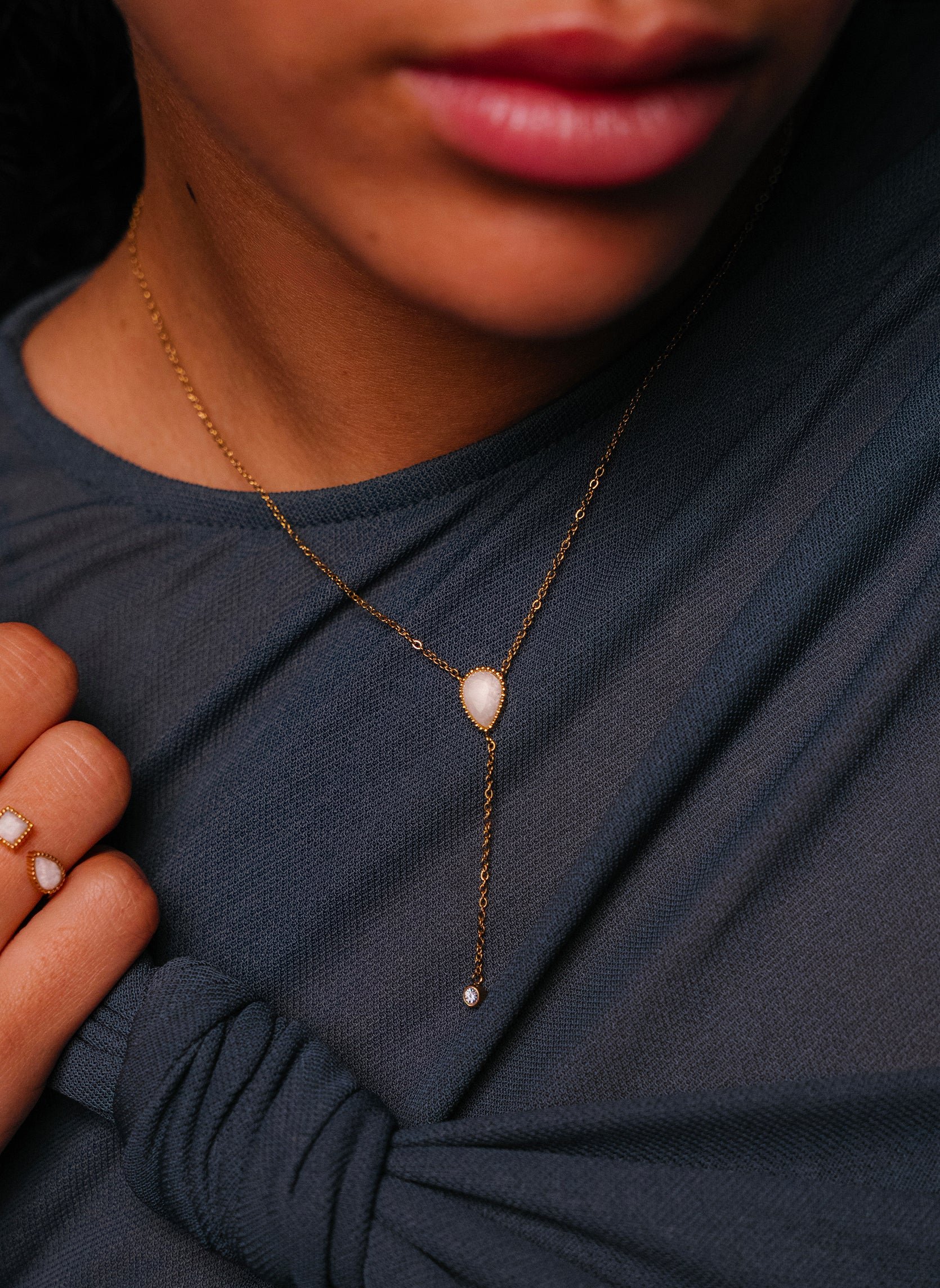 Isadora chain necklace AEC Paris White