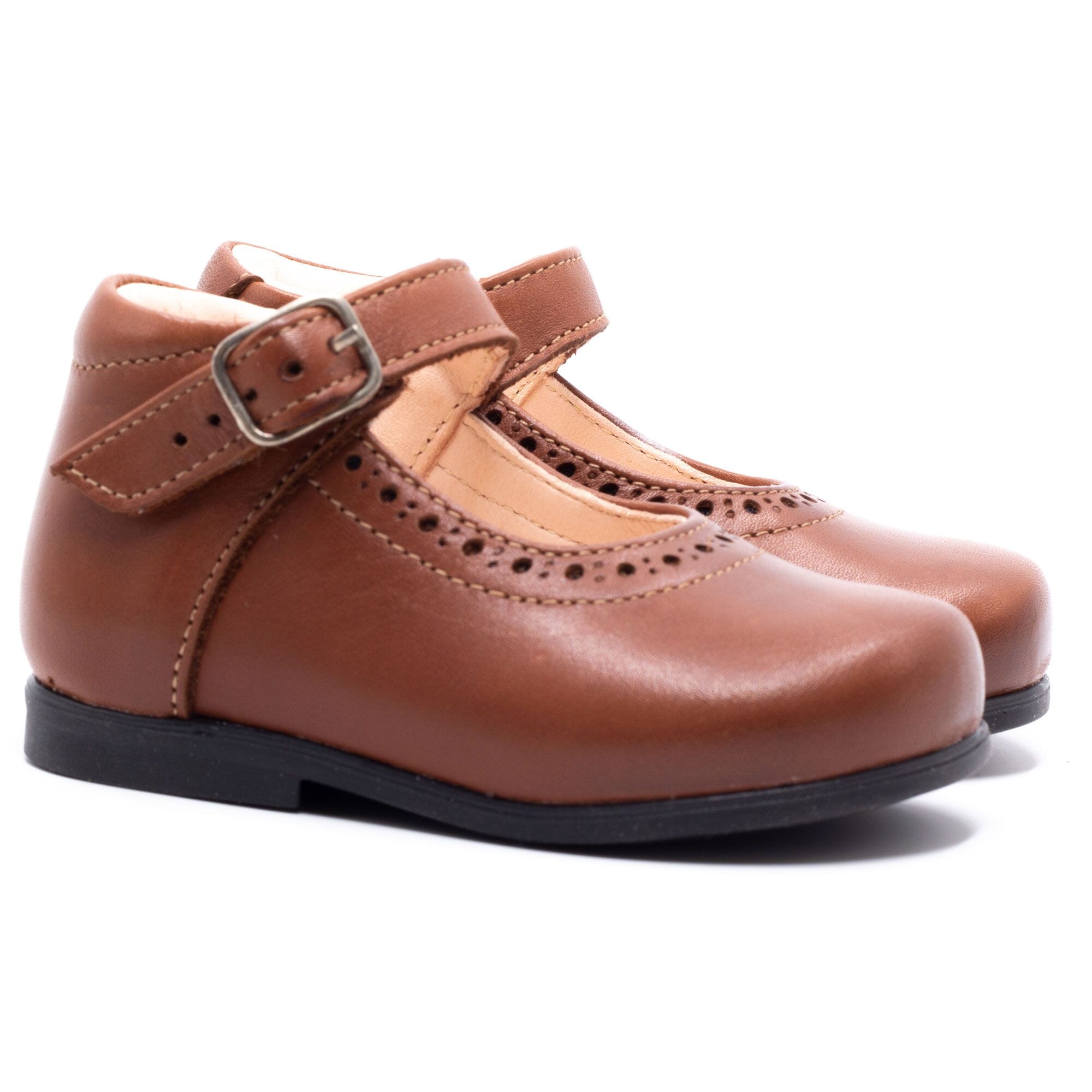 Baby girl first steps shoes Boni & Sidonie Brown
