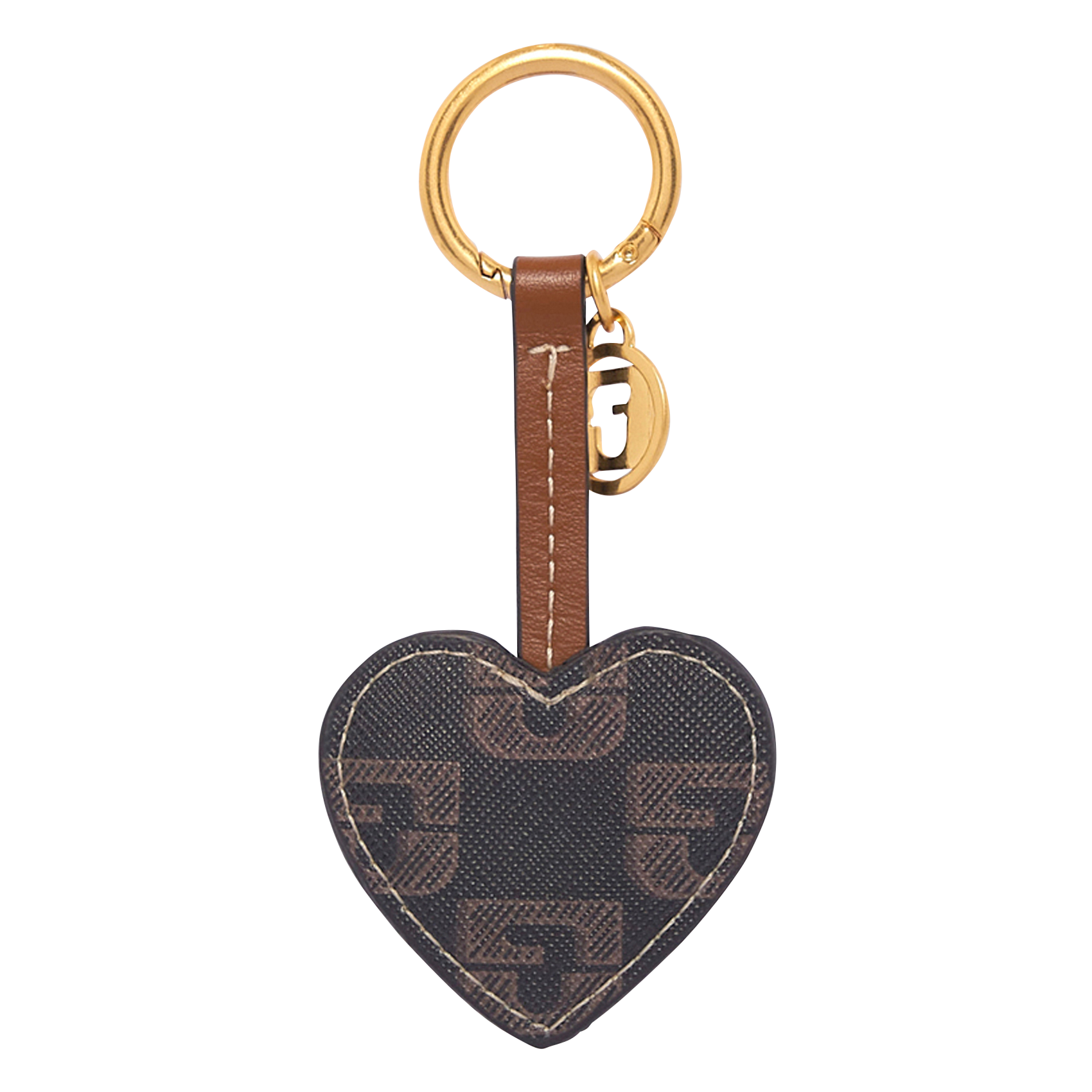 Sleutelhanger in de vorm van een hart GERARD DAREL Bruin