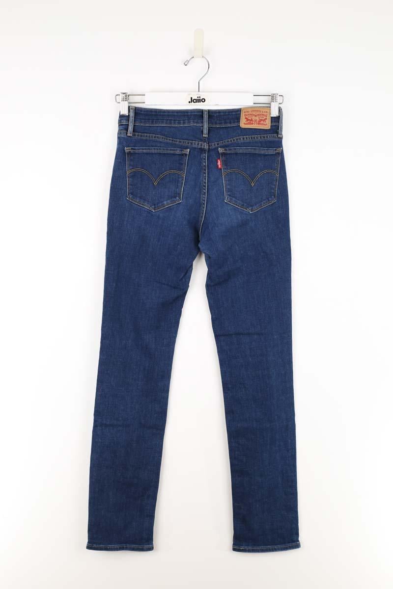 Cotton skinny jeans LEVI'S - Seconde main Blue