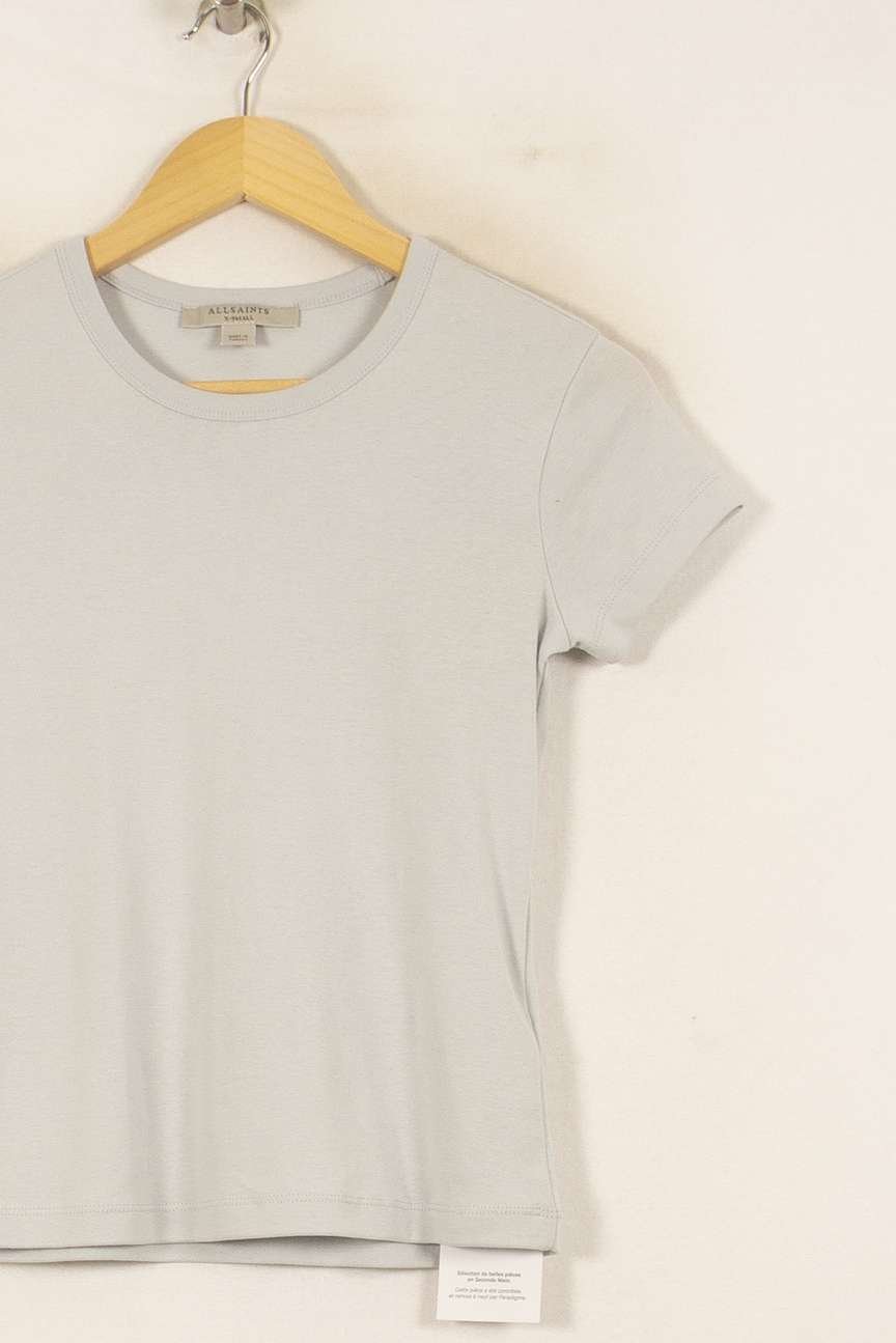 Tommy Badge T-shirt ALLSAINTS - Seconde main Blue