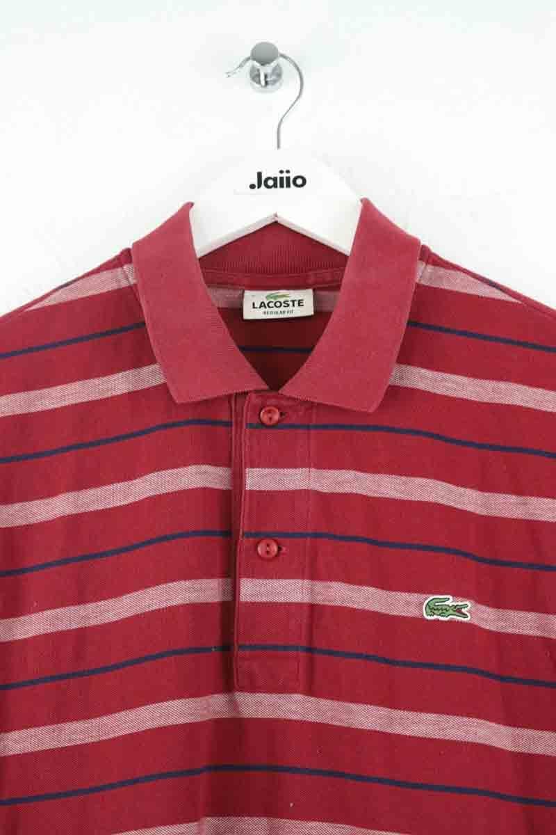 Cotton polo shirt LACOSTE - SECONDE MAIN Red
