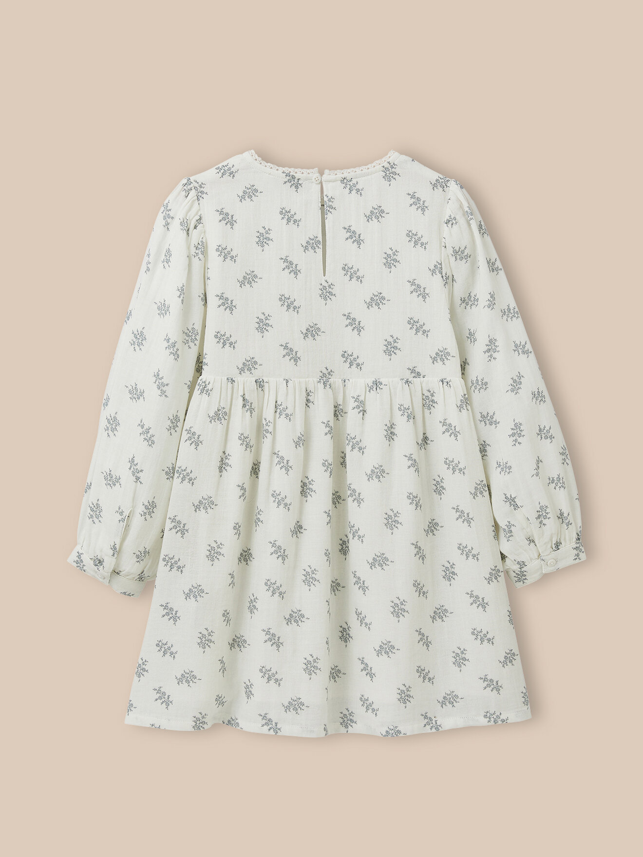 Suzanne printed dress CYRILLUS White