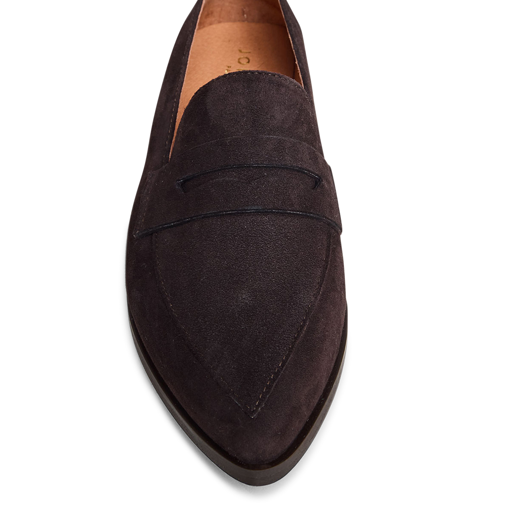 Mocassins en cuir velours JONAK Marron