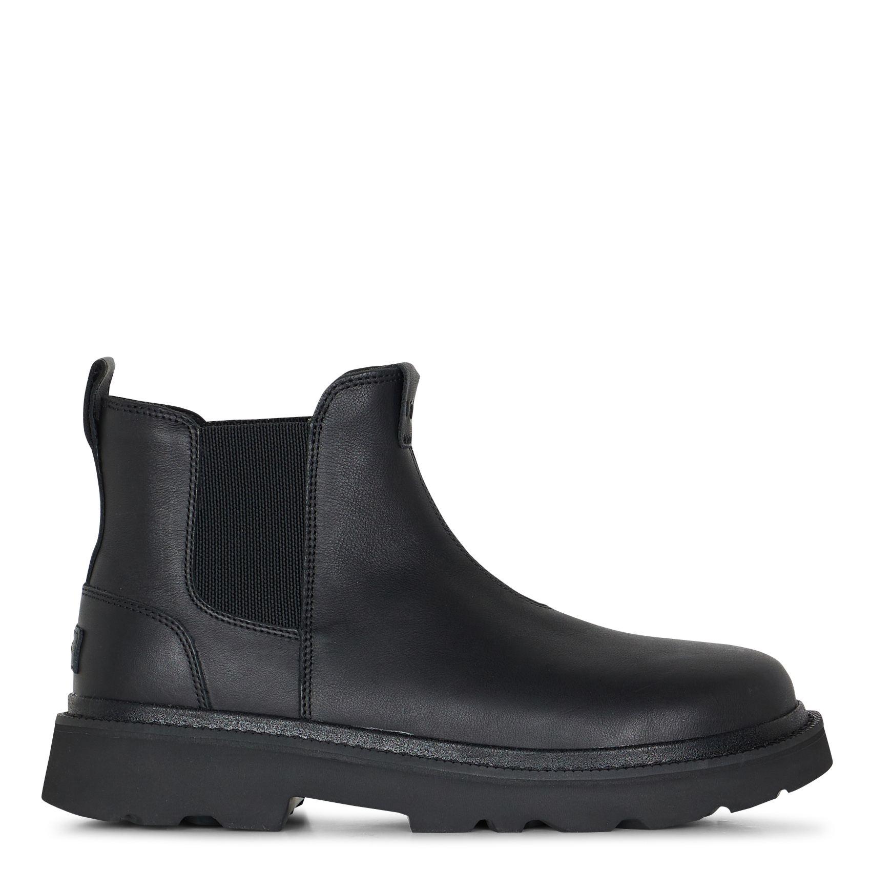 Mixed leather mid-calf boots UGG Black