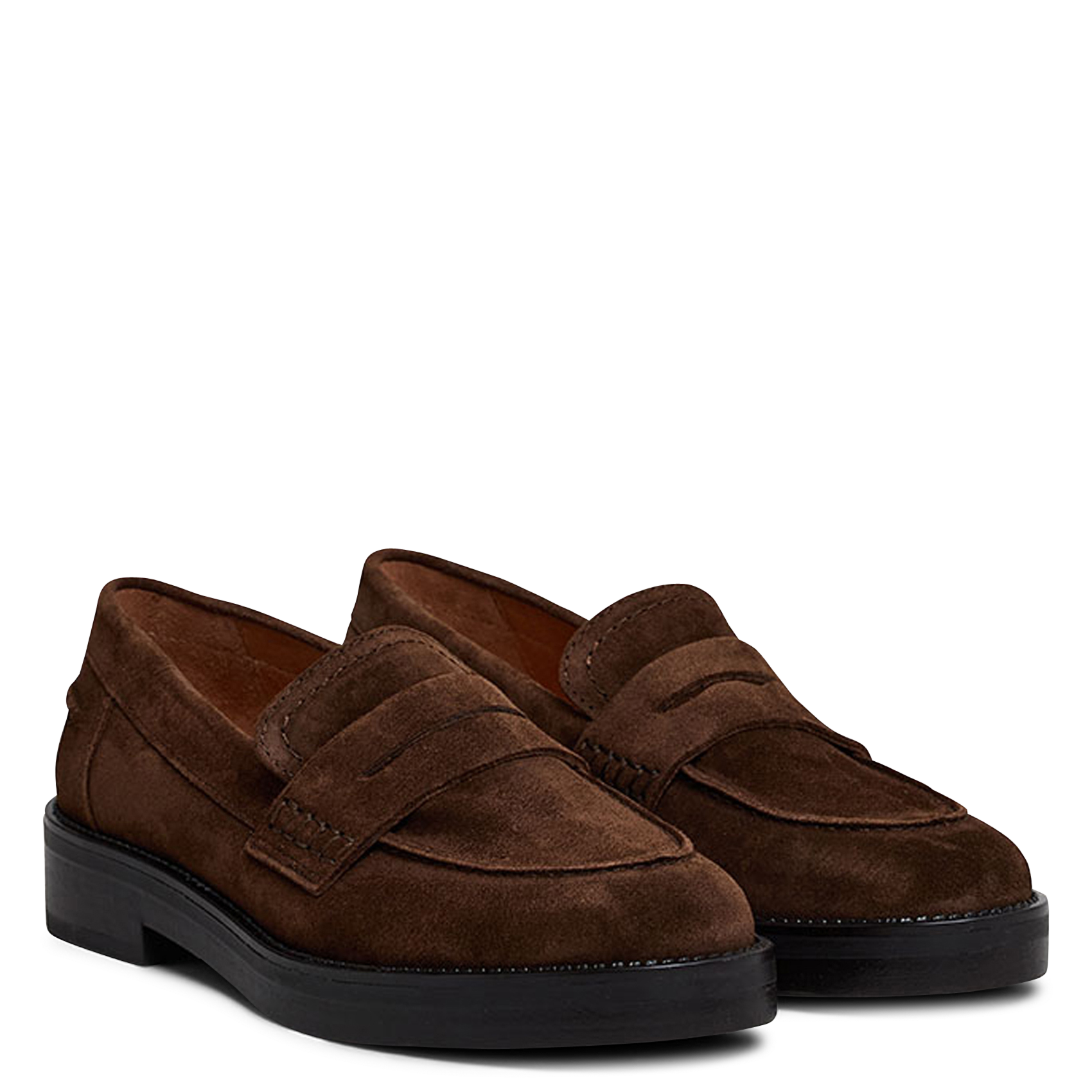 Leather loafers JONAK Brown