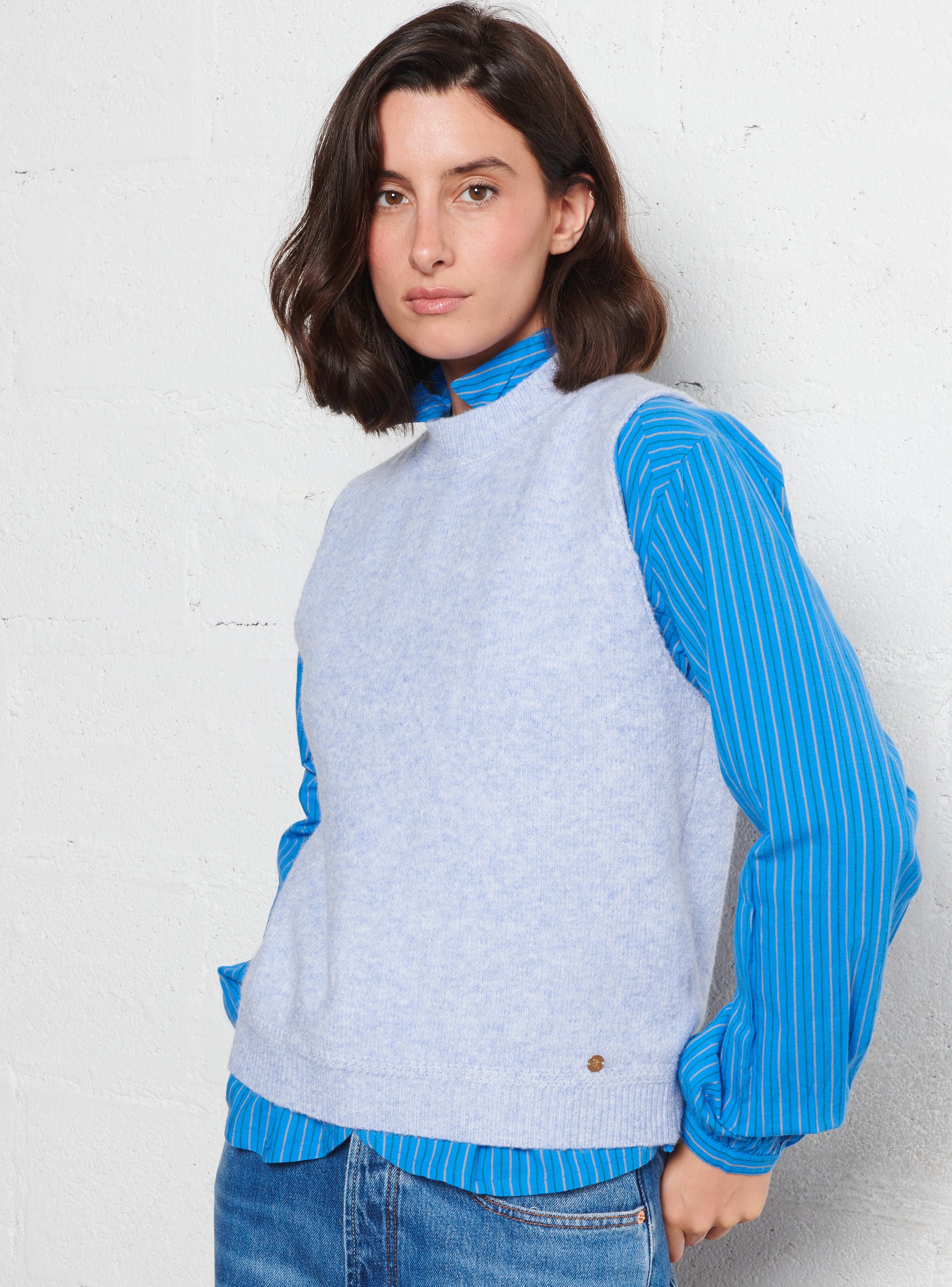 Pull oversize col montant  LA PETITE ETOILE