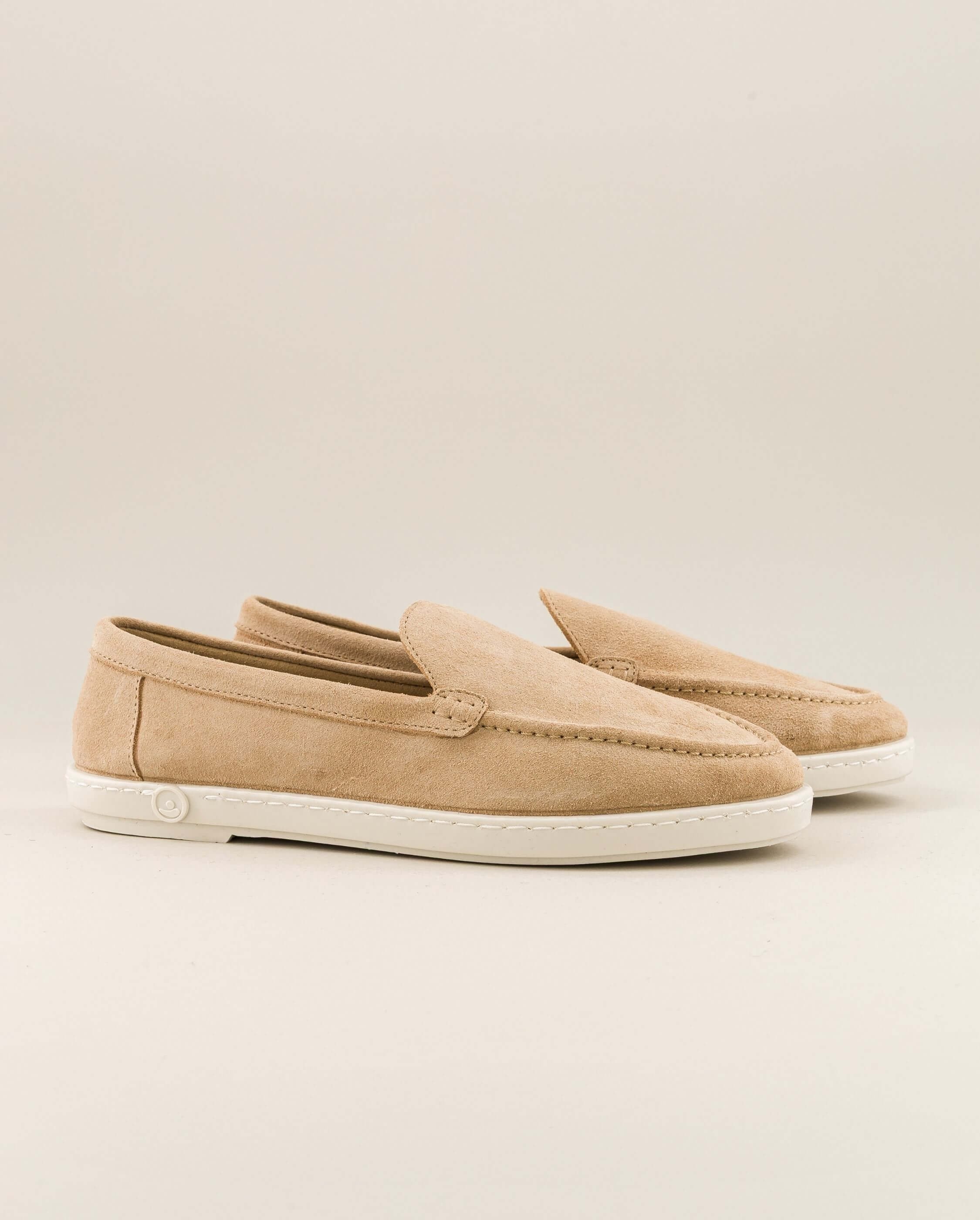 Women's moccasin slippers, beige ANGARDE Beige