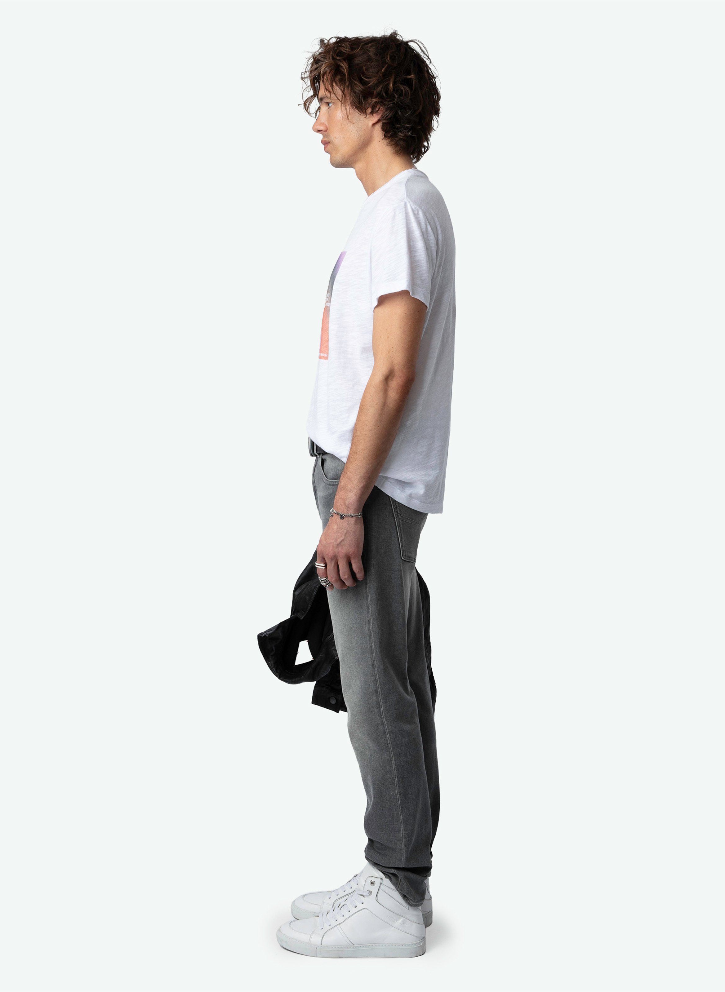 Organic cotton printed t-shirt ZADIG&VOLTAIRE White