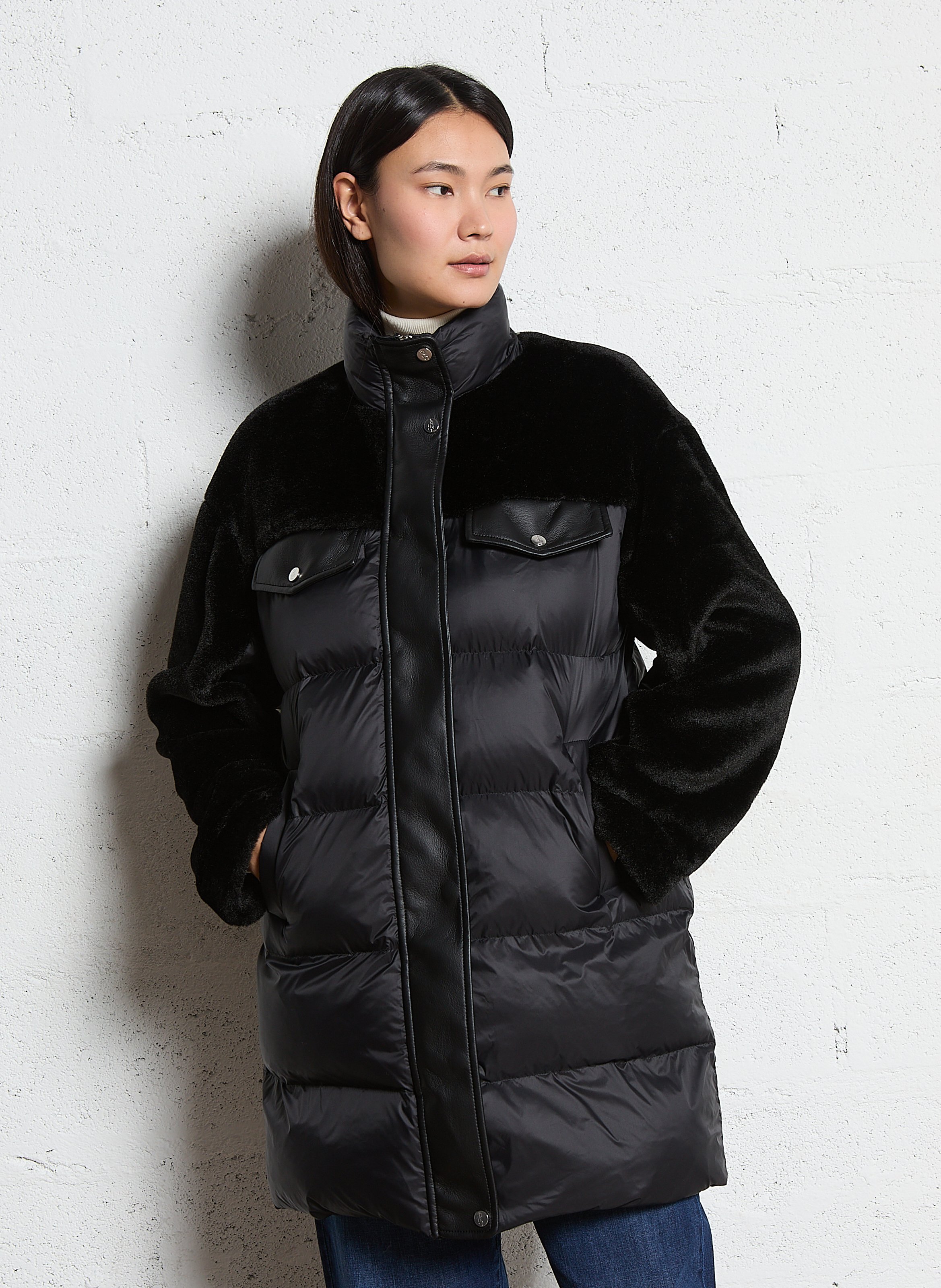 Jas met opstaande kraag BERENICE